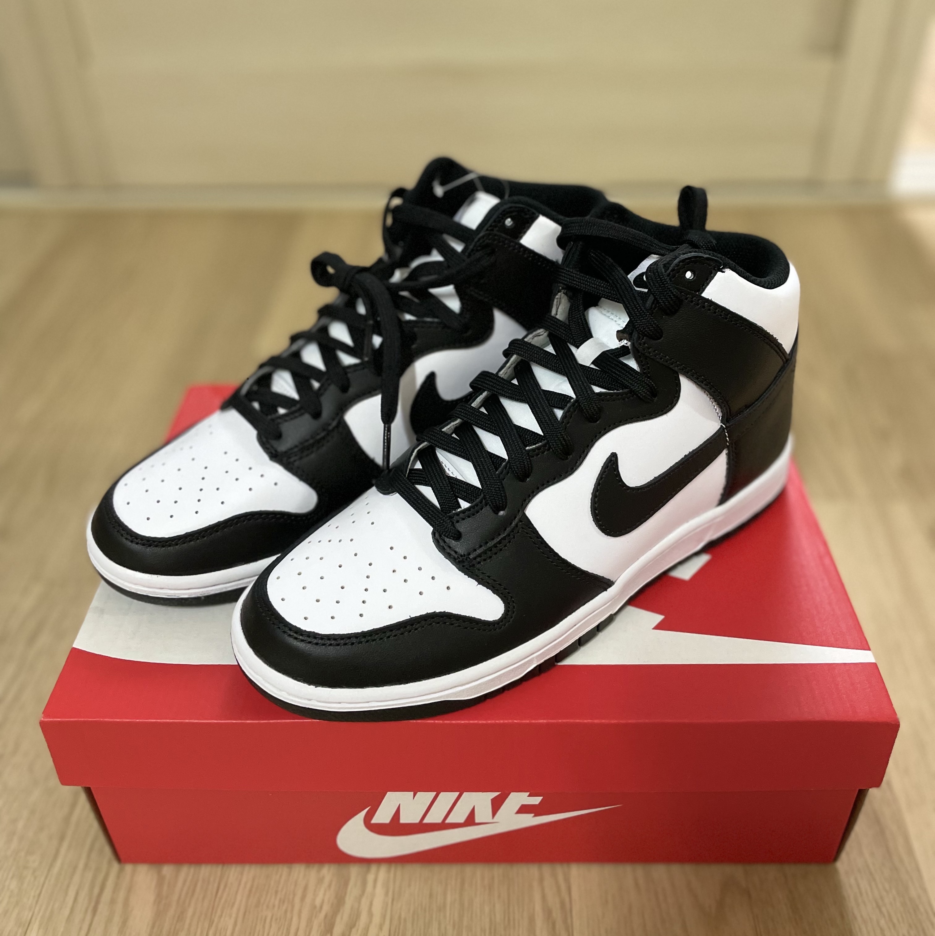 Nike Dunk High Retro Championship White 착용 스타일 - 3