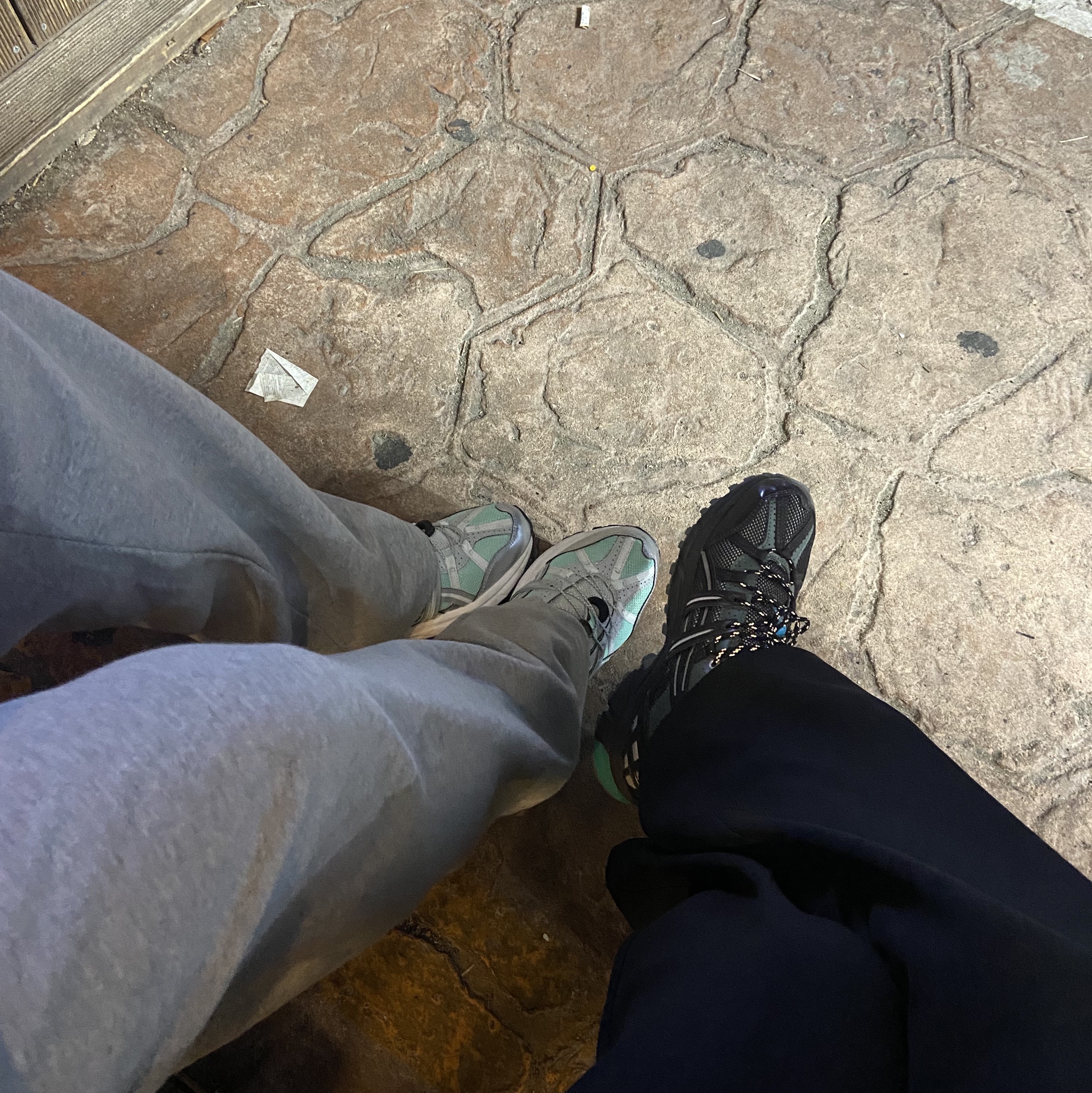 (W) Asics x Matin Kim Gel-Sonoma 15-50 Black Pure Silver, (W) Asics x Matin Kim Gel-Sonoma 15-50 Oasis Green Pure Silver 착용 스타일 - 2