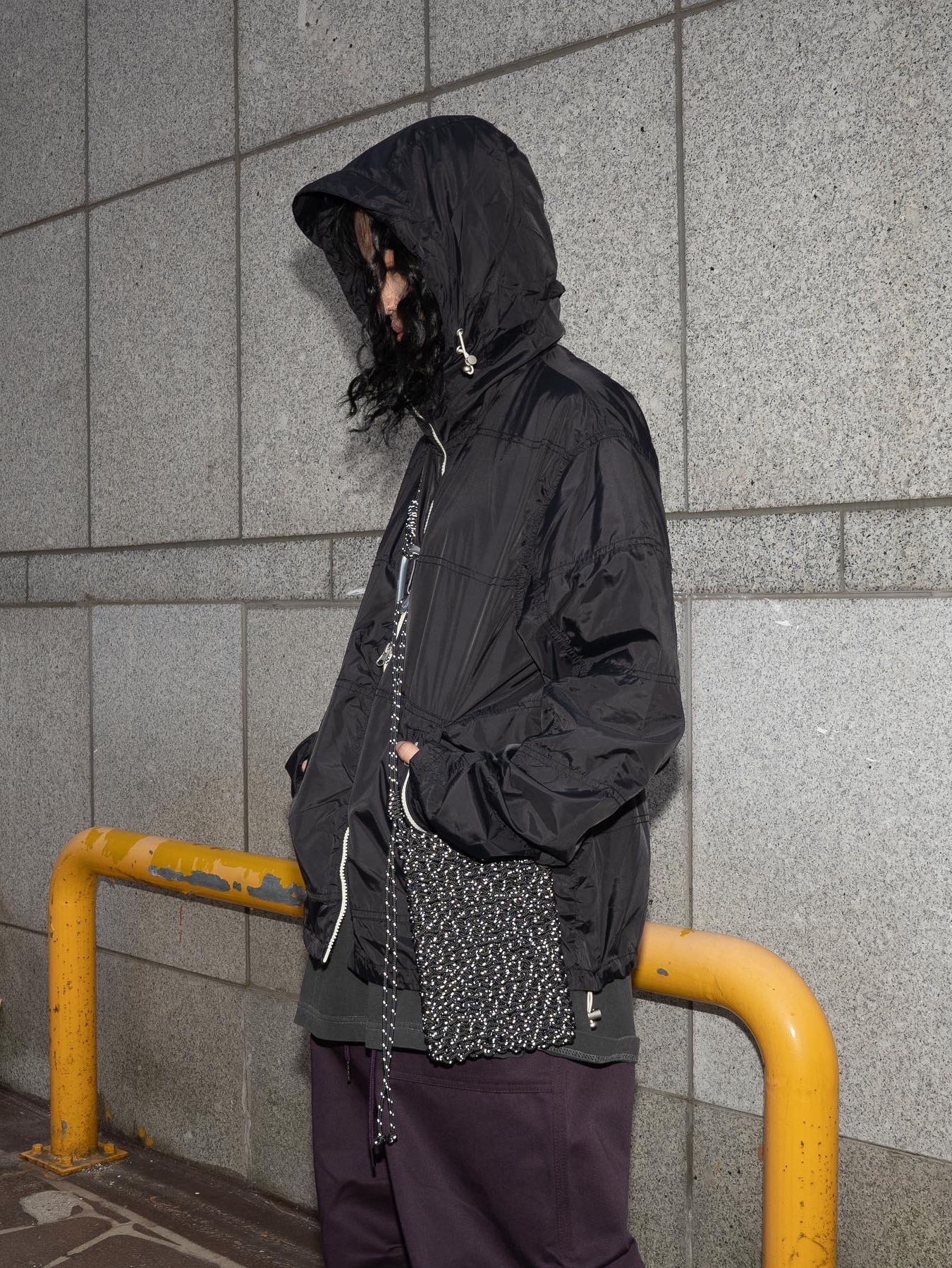 Oakley Factory Team x Brain Dead Ostrich Flesh Ivory 착용 스타일 - 4