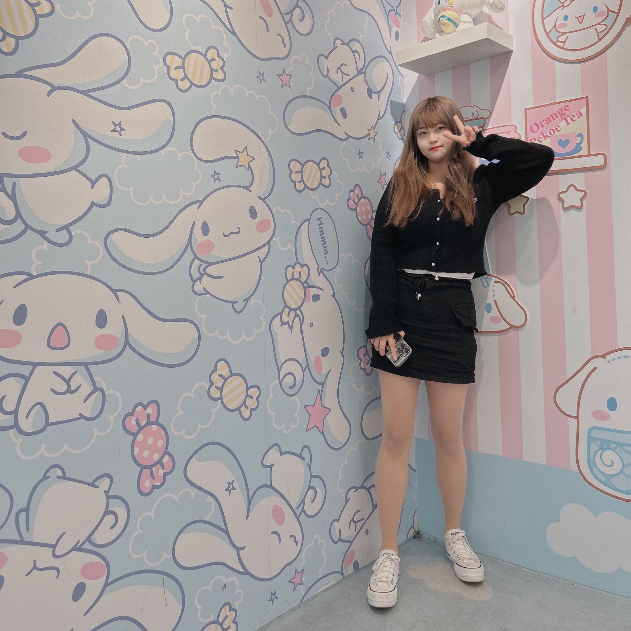 (W) Converse Chuck Taylor All Star Lift Ox White Black 착용 스타일