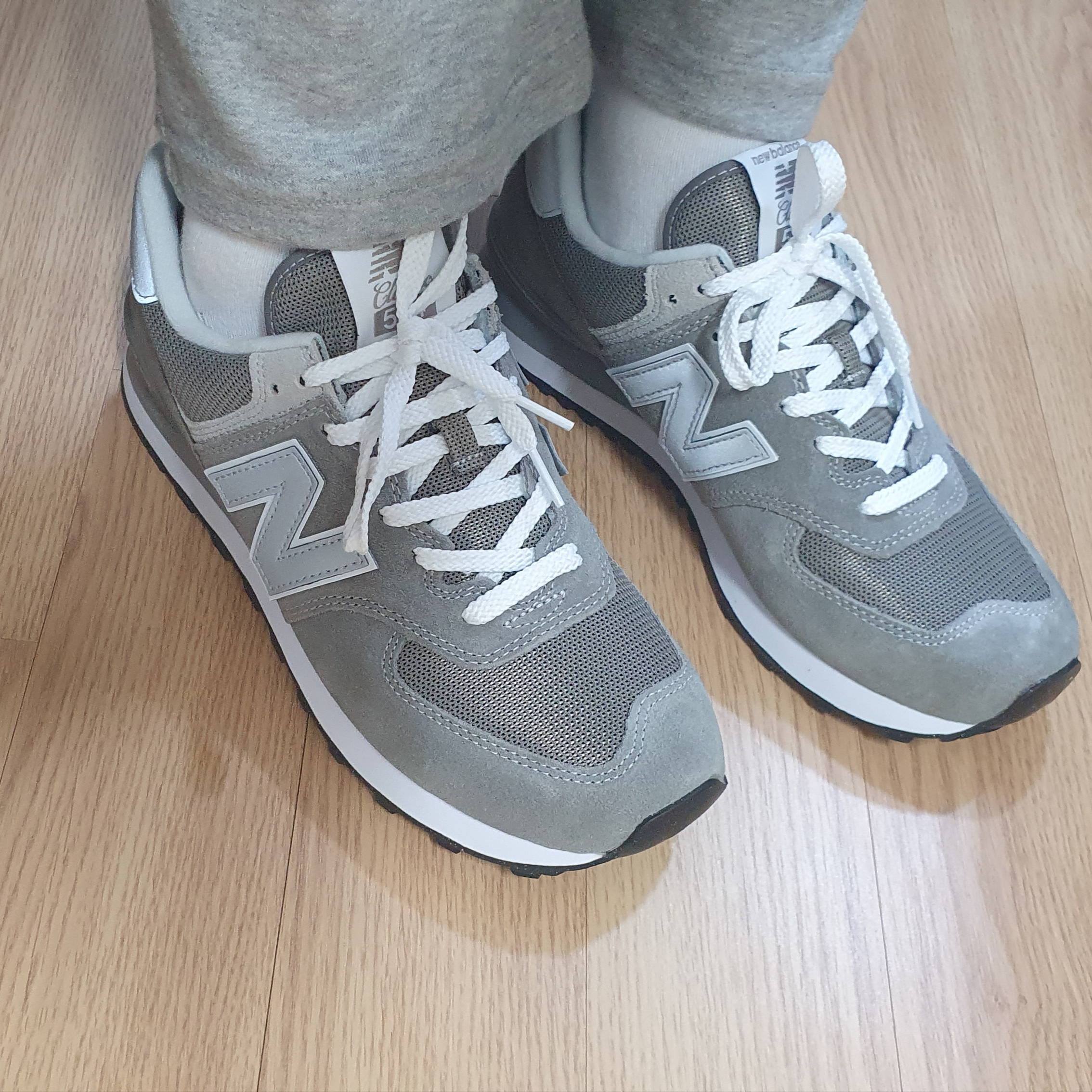 New Balance 574 Worn By Anyone Grey - D Standard 착용 스타일