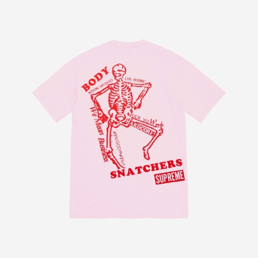 슈프림 바디 스내처스 티셔츠 라이트 핑크 - 23SS