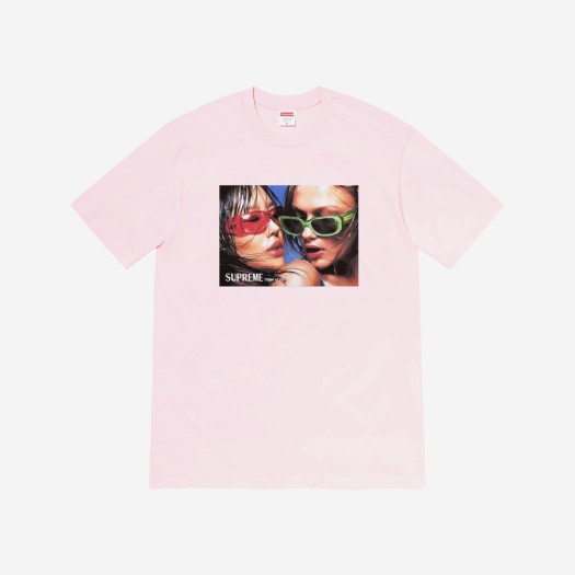 슈프림 아이웨어 티셔츠 라이트 핑크 - 23SS