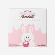 Knotted Cream Bunny Pave Chocolate Pink