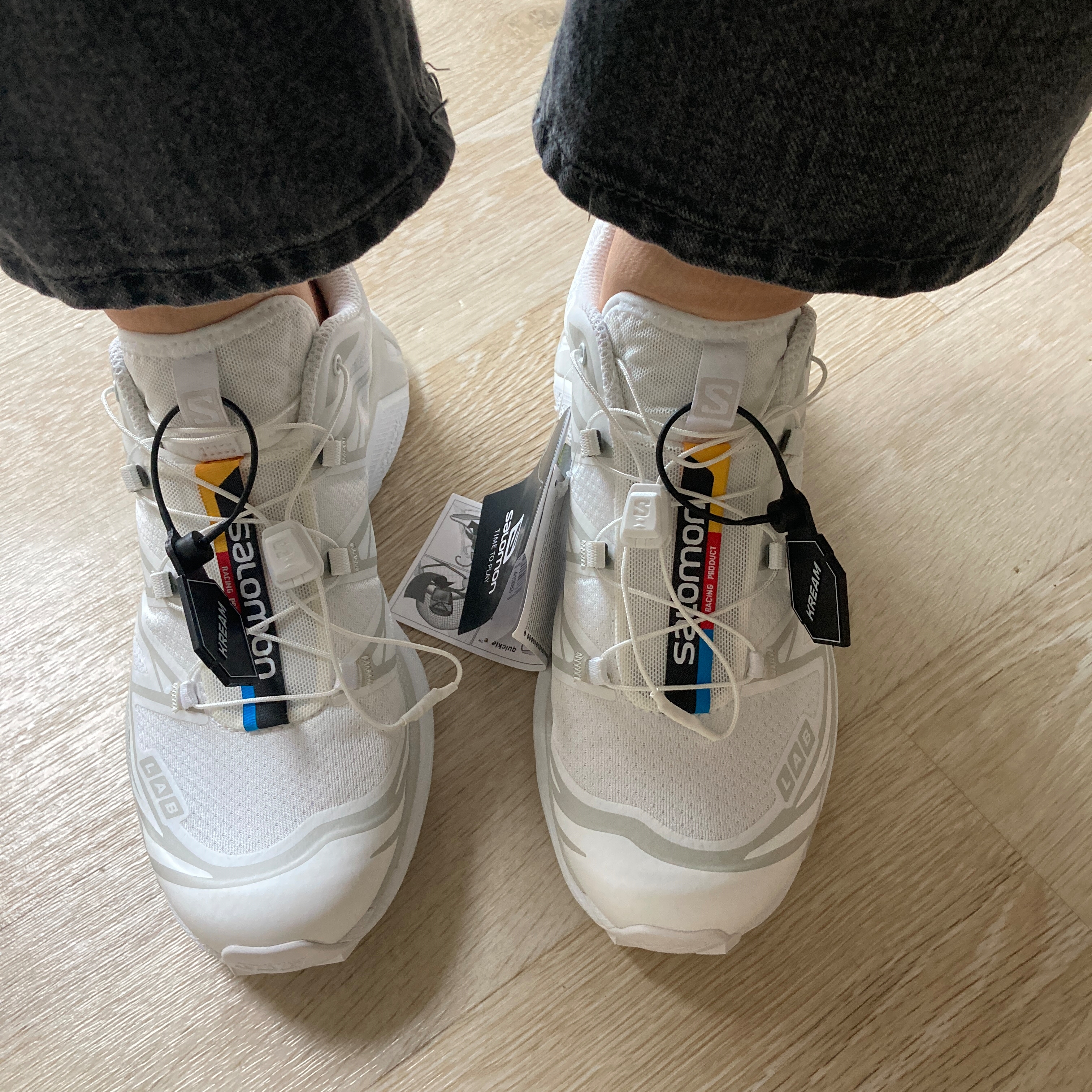 Salomon XT-6 ADV White 착용 스타일 - 2