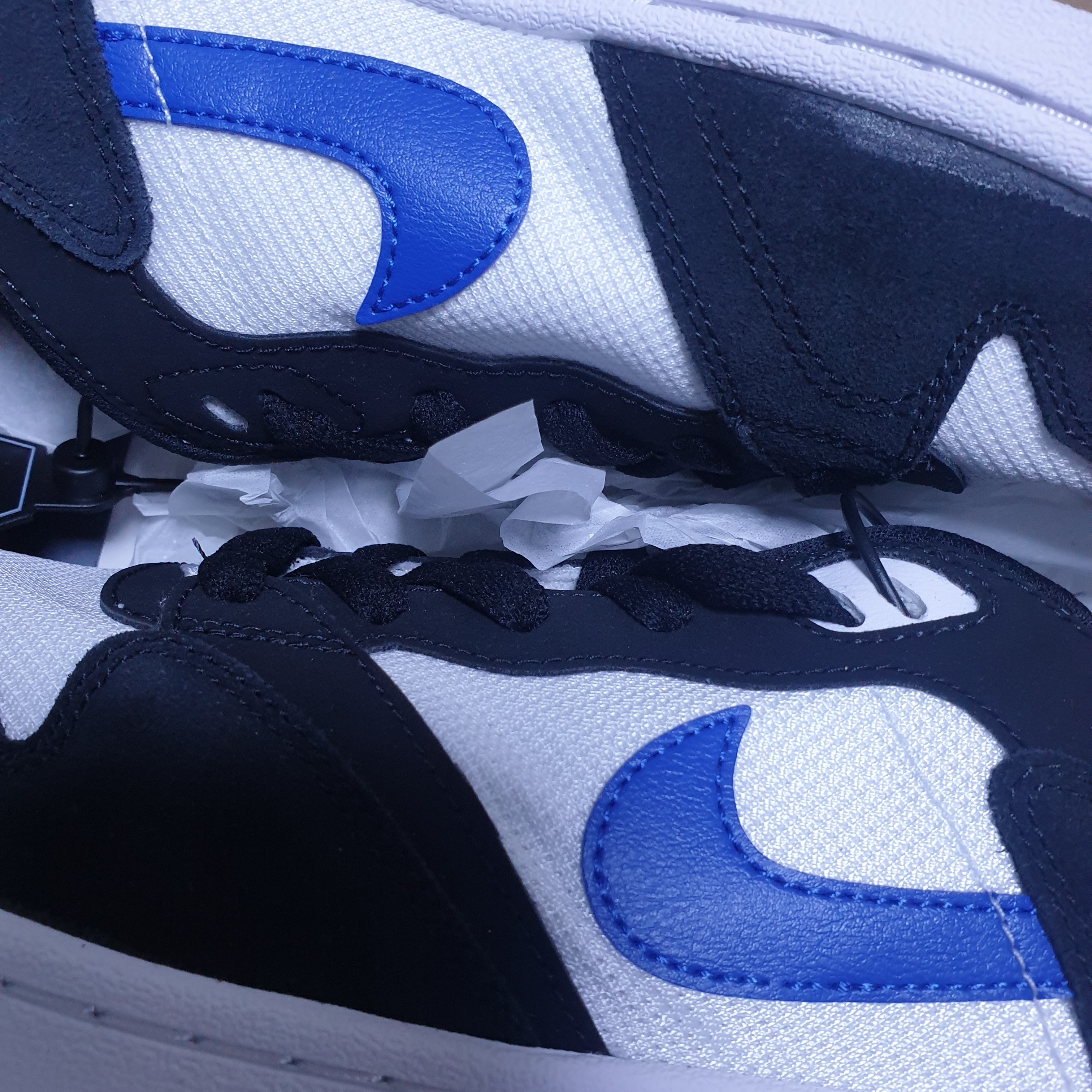 Nike SB Alleyoop White Team Royal 착용 스타일 - 2