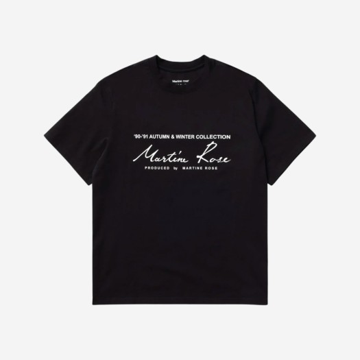마틴 로즈 클래식 숏슬리브 티셔츠 블랙