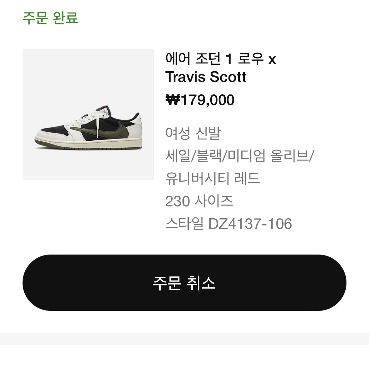 (W) Jordan 1 x Travis Scott Retro Low OG SP Medium Olive 착용 스타일