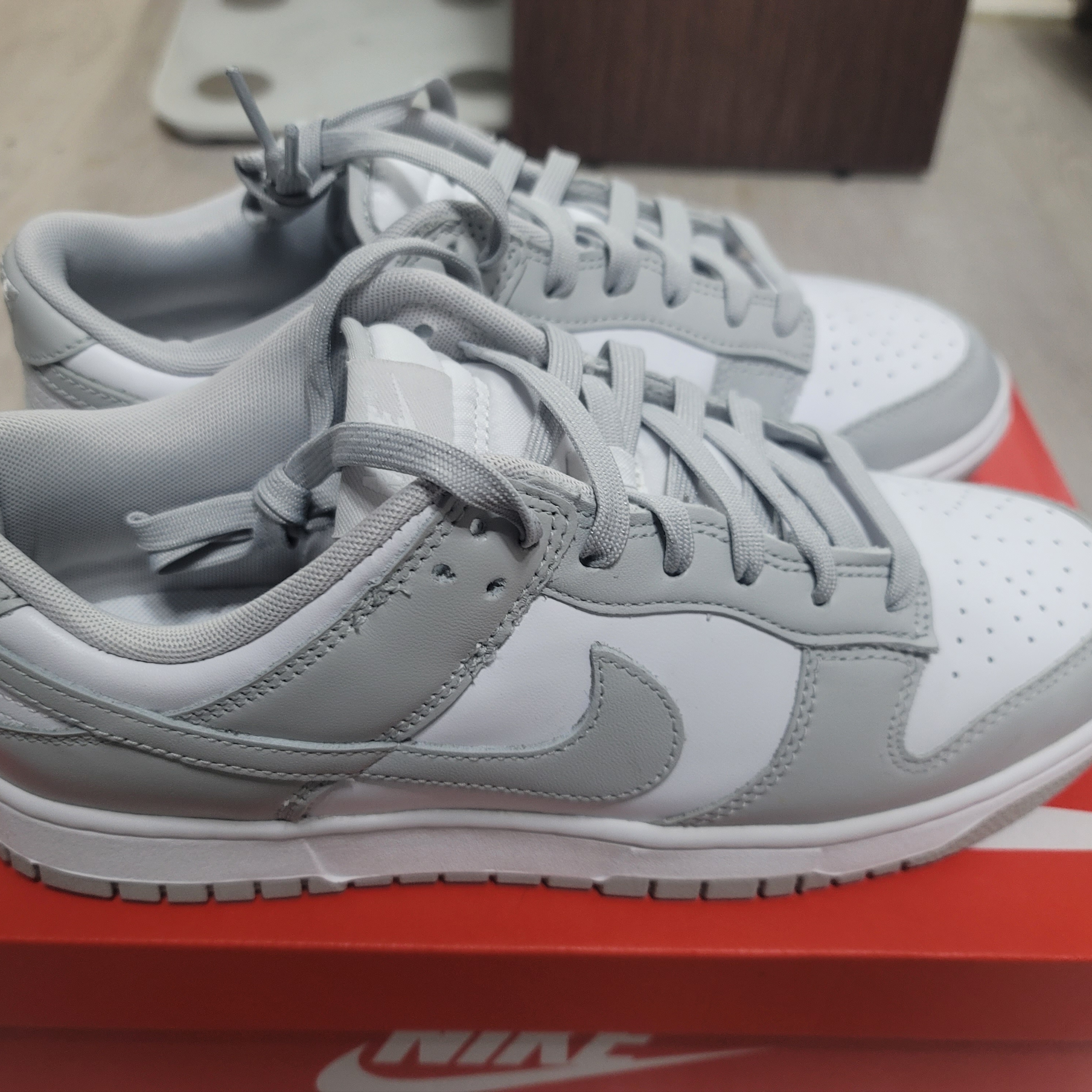 Nike Dunk Low Retro Grey Fog 착용 스타일