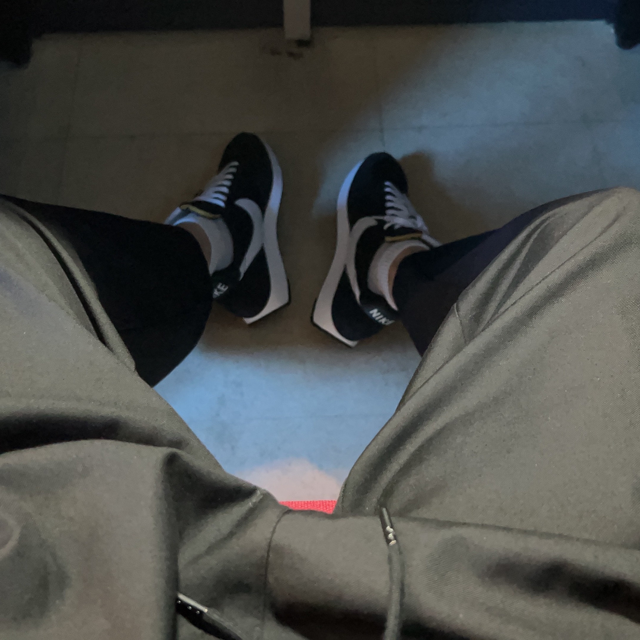 Nike Air Tailwind 79 Black White 착용 스타일
