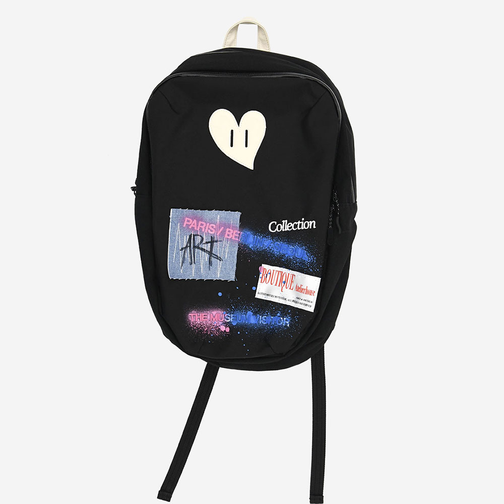 [THE MUSEUM VISITOR] ダブル レイヤード DOT BACK PACK THE MUSEUM VISITOR】チェック/CHECK MIXED BACKPACK 2色