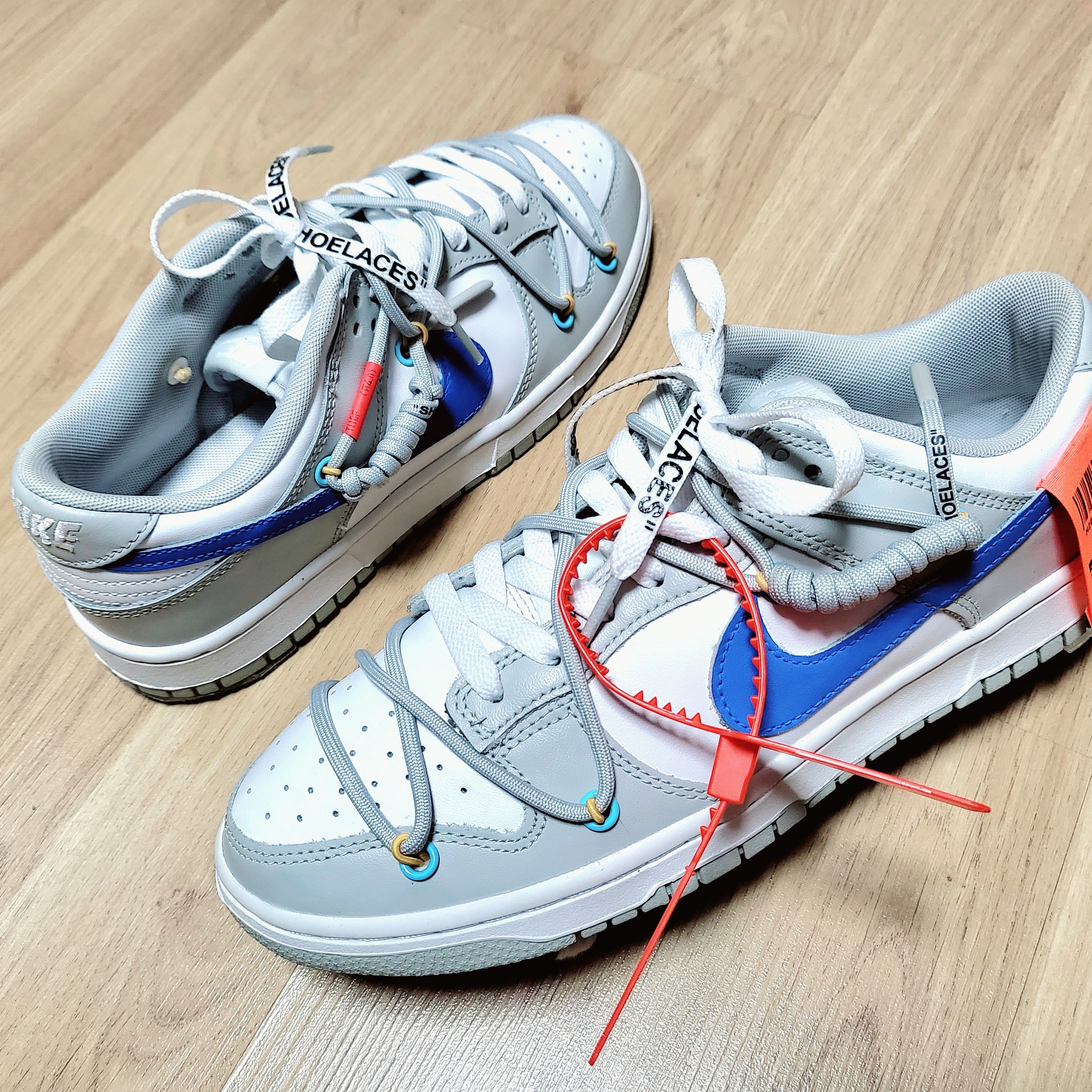 Nike Dunk Low Retro Grey Fog 착용 스타일 - 1