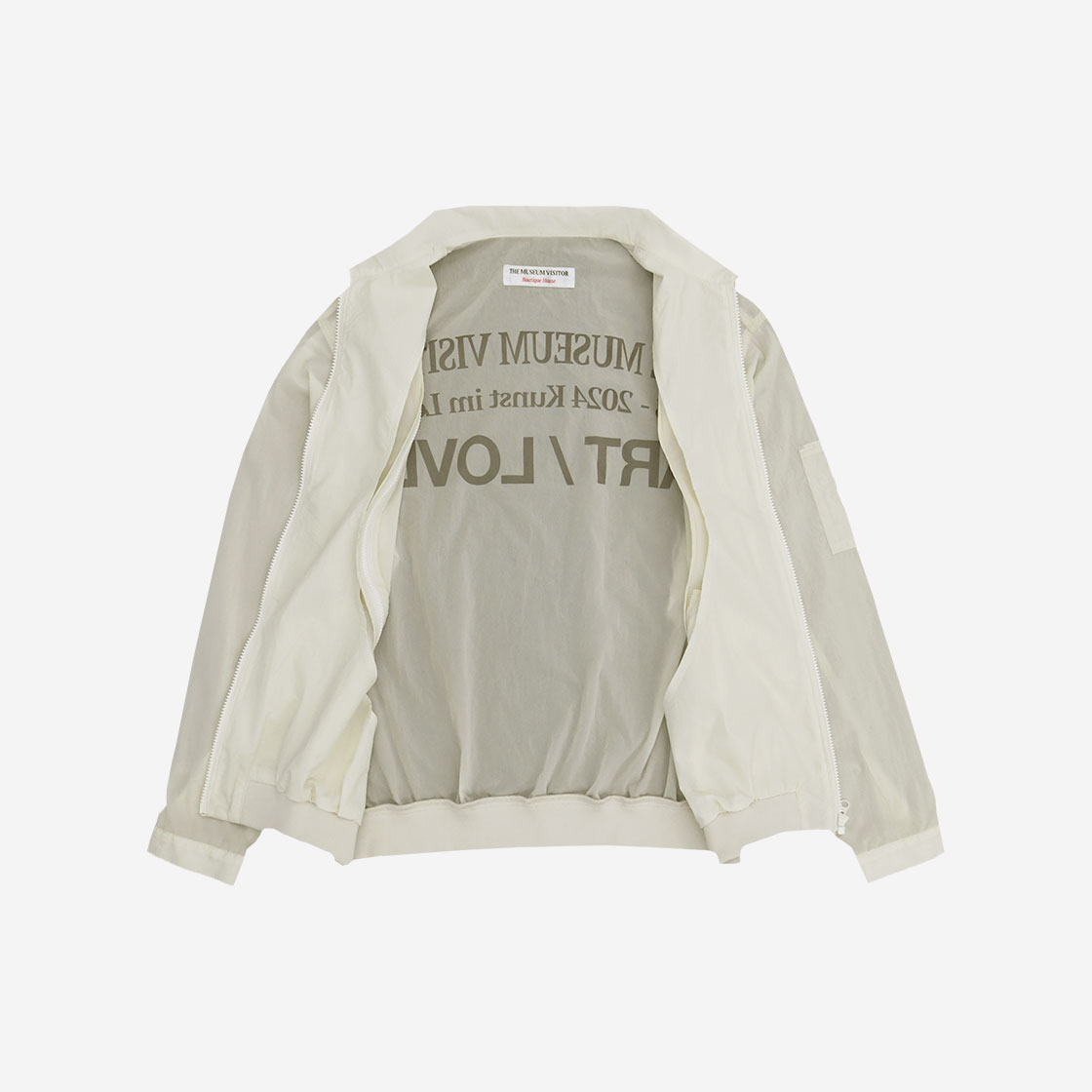 アウターその他 THE MUSEUM VISITOR FOREVER ART ZIPPER WINDBREAKER MY770 THE MUSEUM VISITOR FOREVER ART ZIPPER WINDBREAKER MY770 (THE