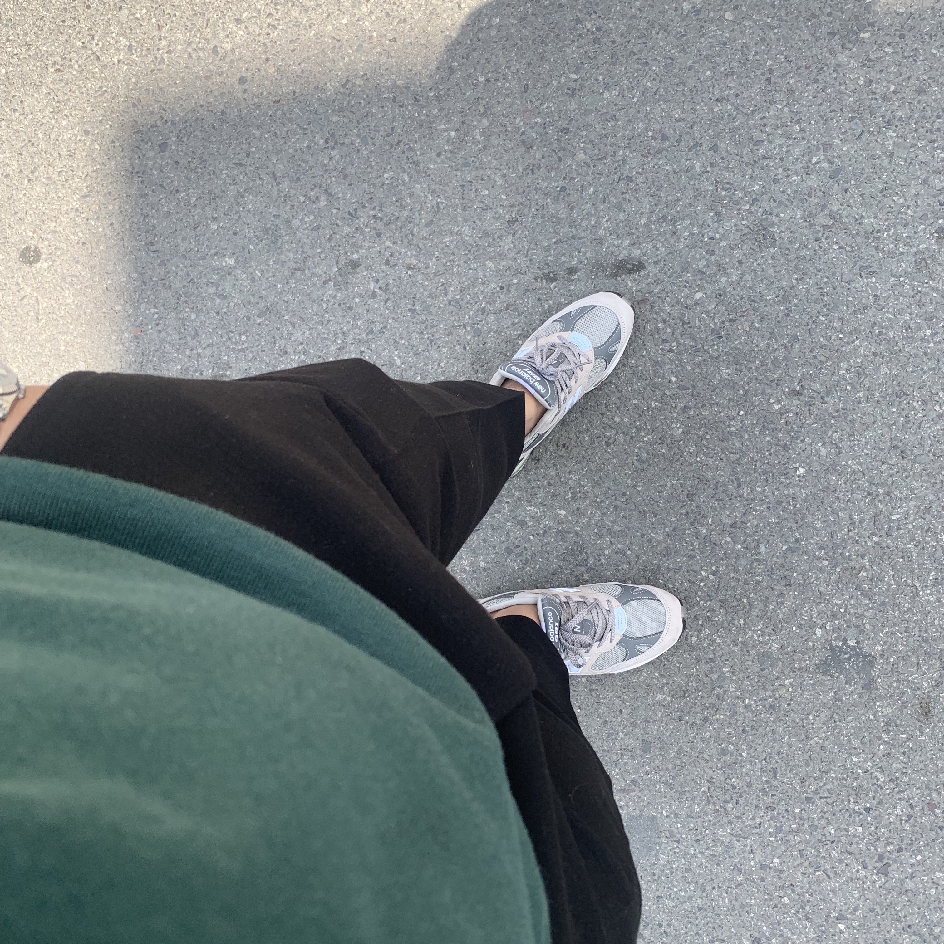 New Balance 991 Made in UK Grey 착용 스타일