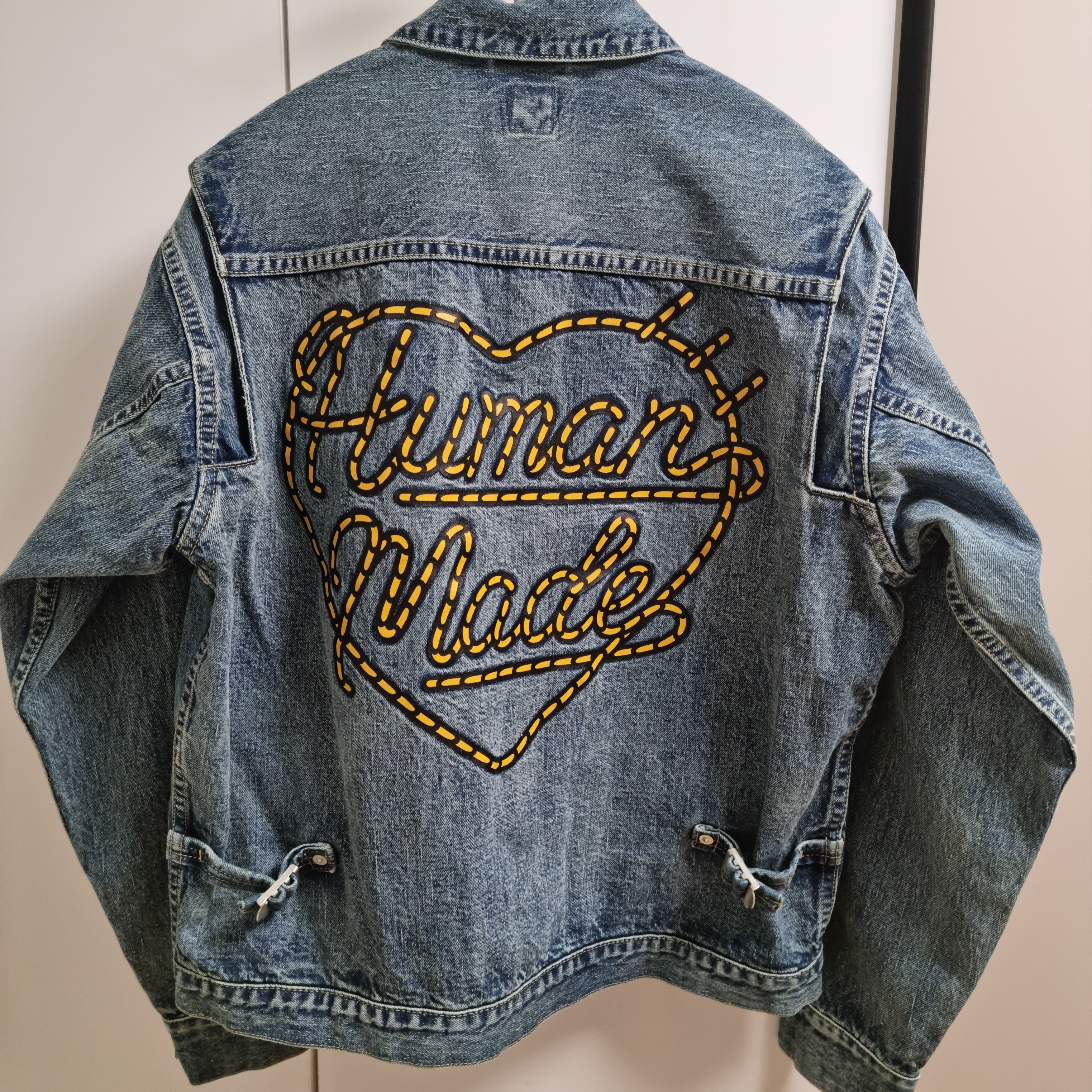 Human Made Storm Cowboy Denim Jacket Type 1968 Indigo 착용 스타일 - 2