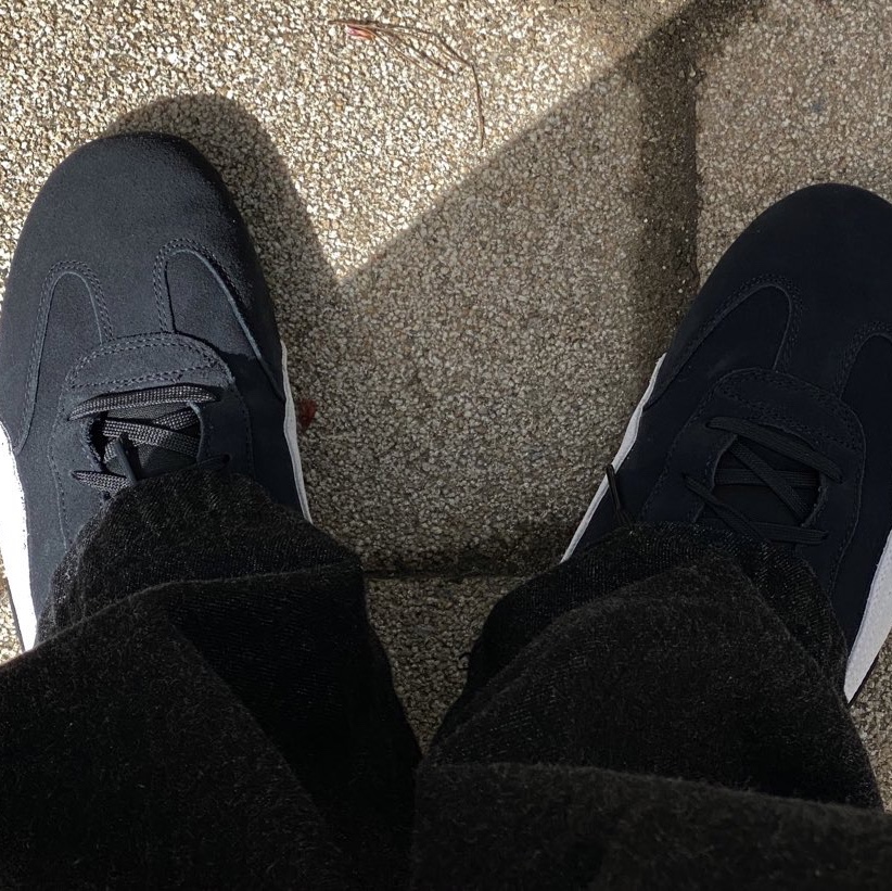 Puma Speedcat LS Black White 착용 스타일 - 3