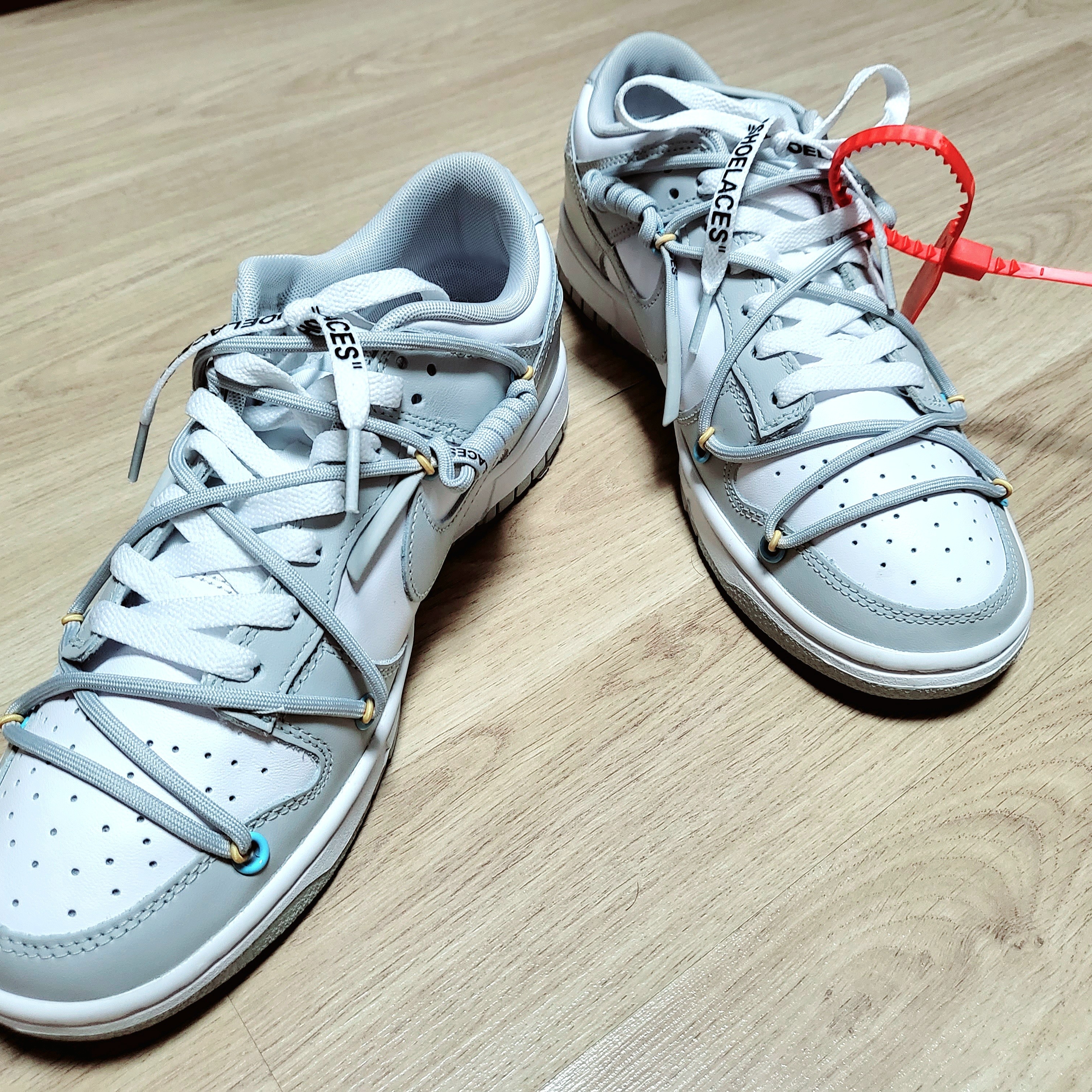 Nike Dunk Low Retro Grey Fog 착용 스타일 - 3