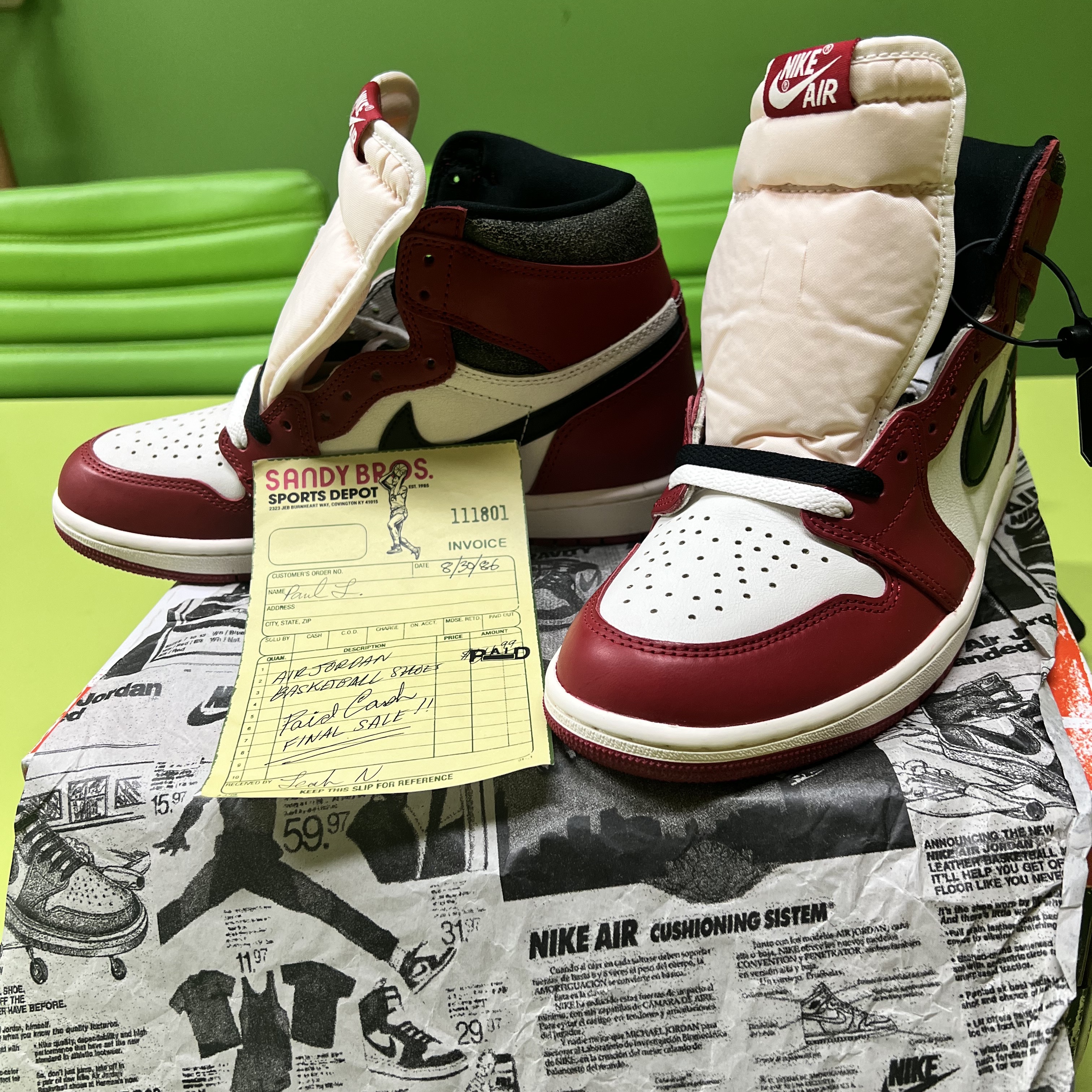 Jordan 1 Retro High OG Chicago 2022 착용 스타일 - 2