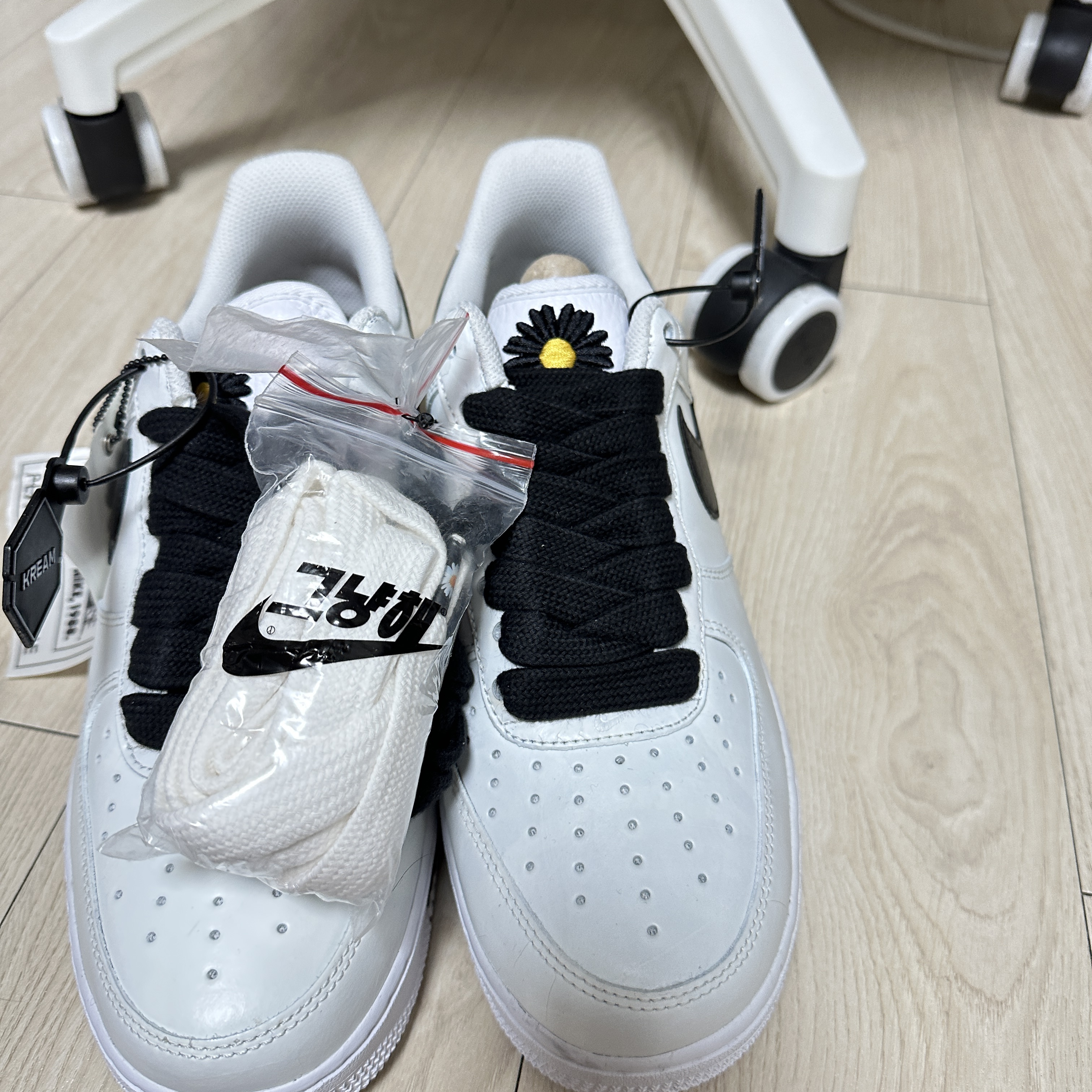 Nike x Peaceminusone Air Force 1 Low Para-Noise 2.0 착용 스타일 - 3