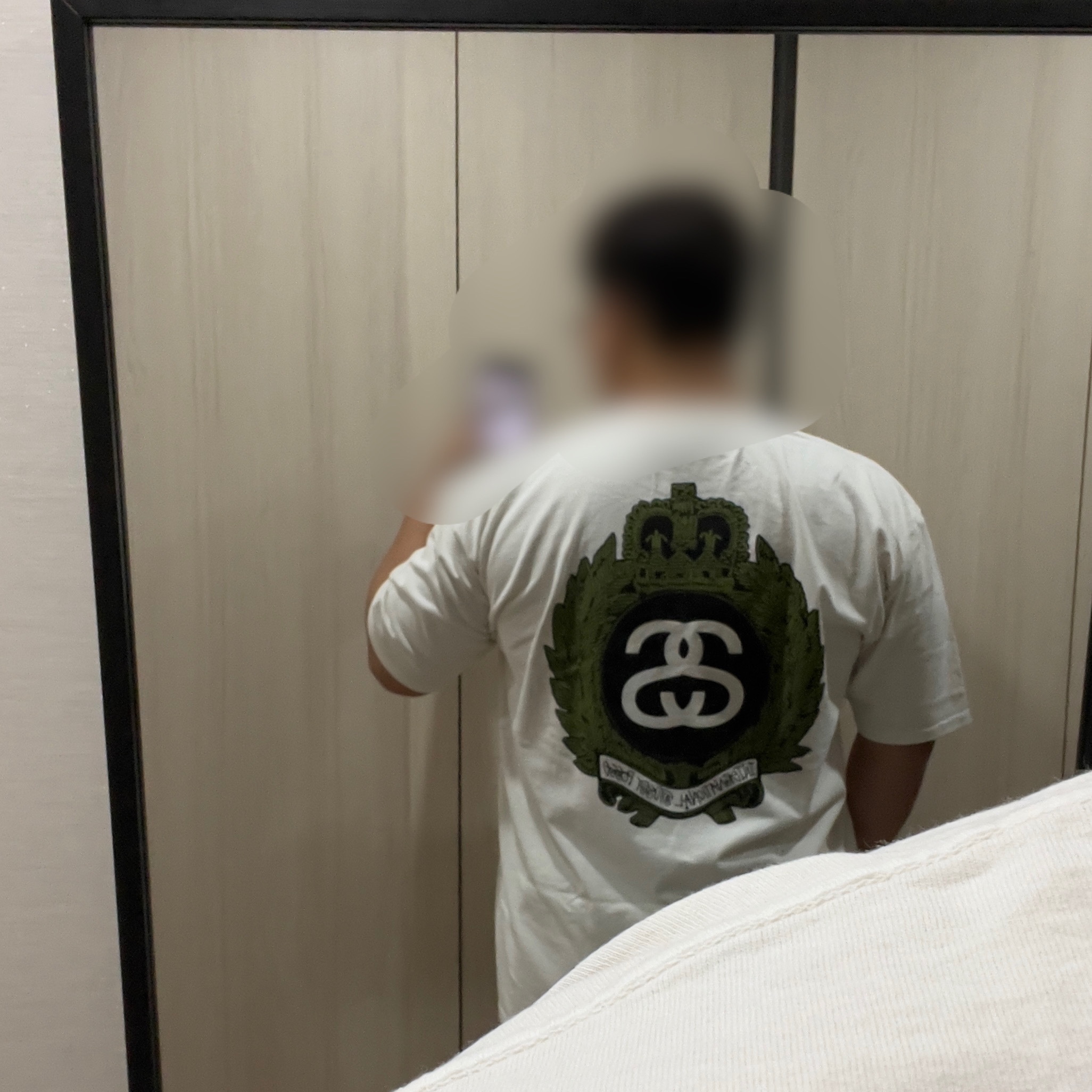 Stussy Crown Wreath Pigment Dyed T-Shirt Natural 착용 스타일 - 2