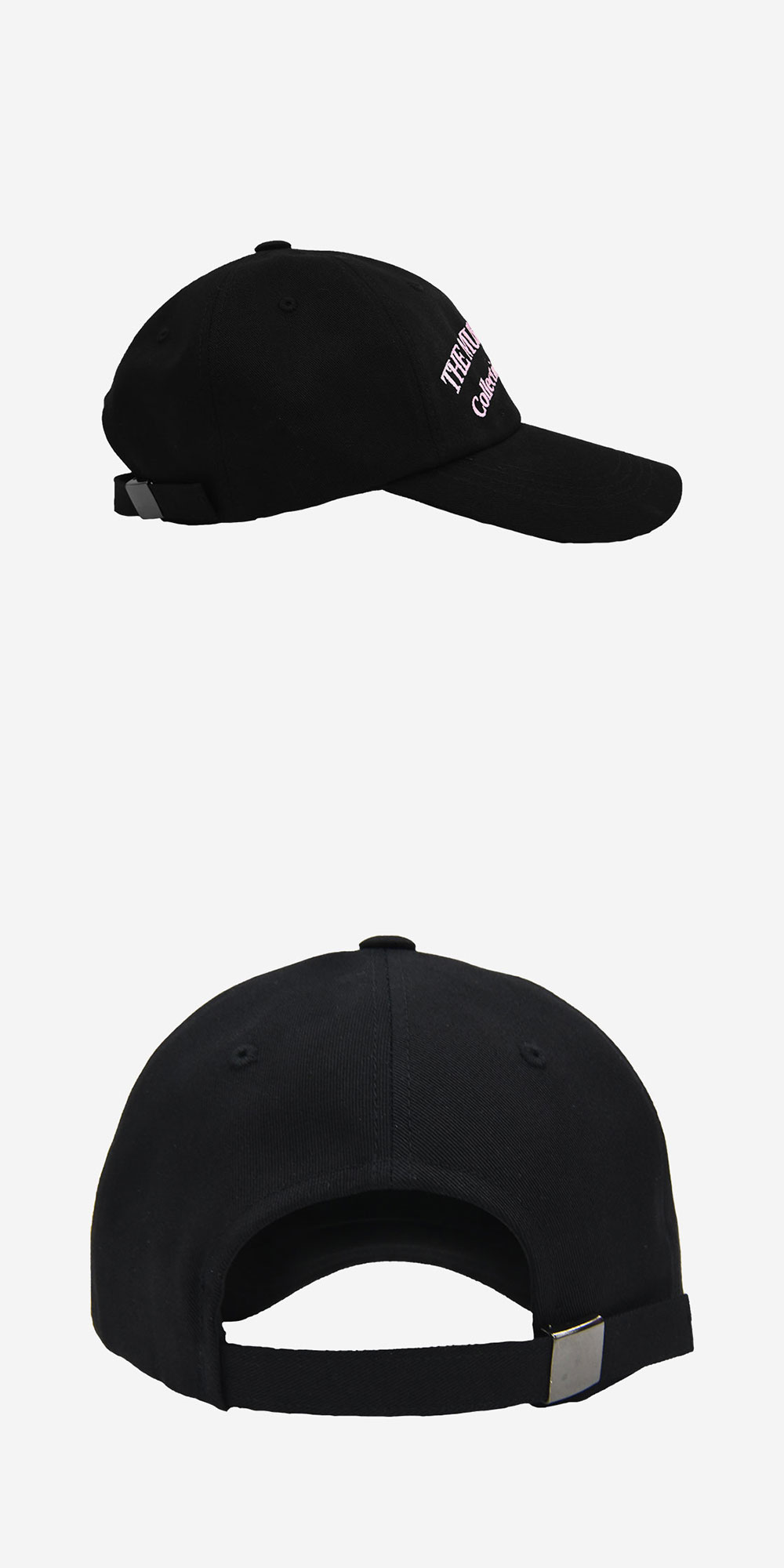 【THE MUSEUM VISITOR】COLLECTION 2023-2024 SPRAYED BALL CAP 더뮤지엄비지터 컬렉션 2023-2024 스프레이드 볼캡 블랙 | The