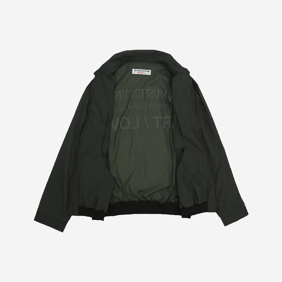 ジャケット THE MUSEUM VISITOR LOVE SEE-THROUGH WINDBREAKER 5MM410 THE MUSEUM VISITOR LOVE SEE-THROUGH WINDBREAKER 5MM410 (THE