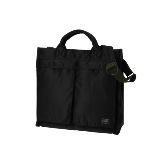 Porter PX Tanker 2Way Vertical Tote Bag L Black