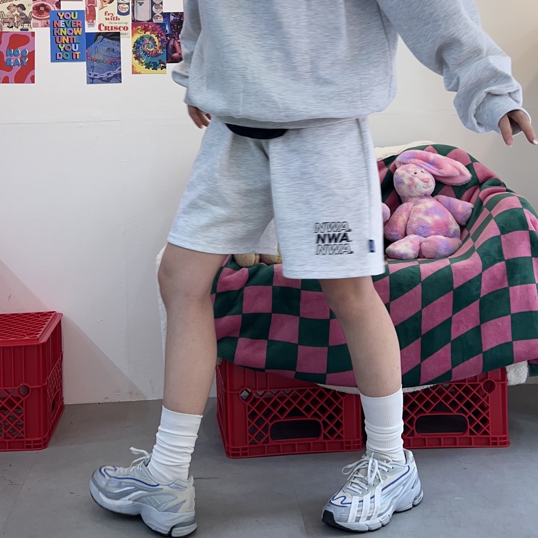 Adidas Orketro Bliss Cloud White 착용 스타일