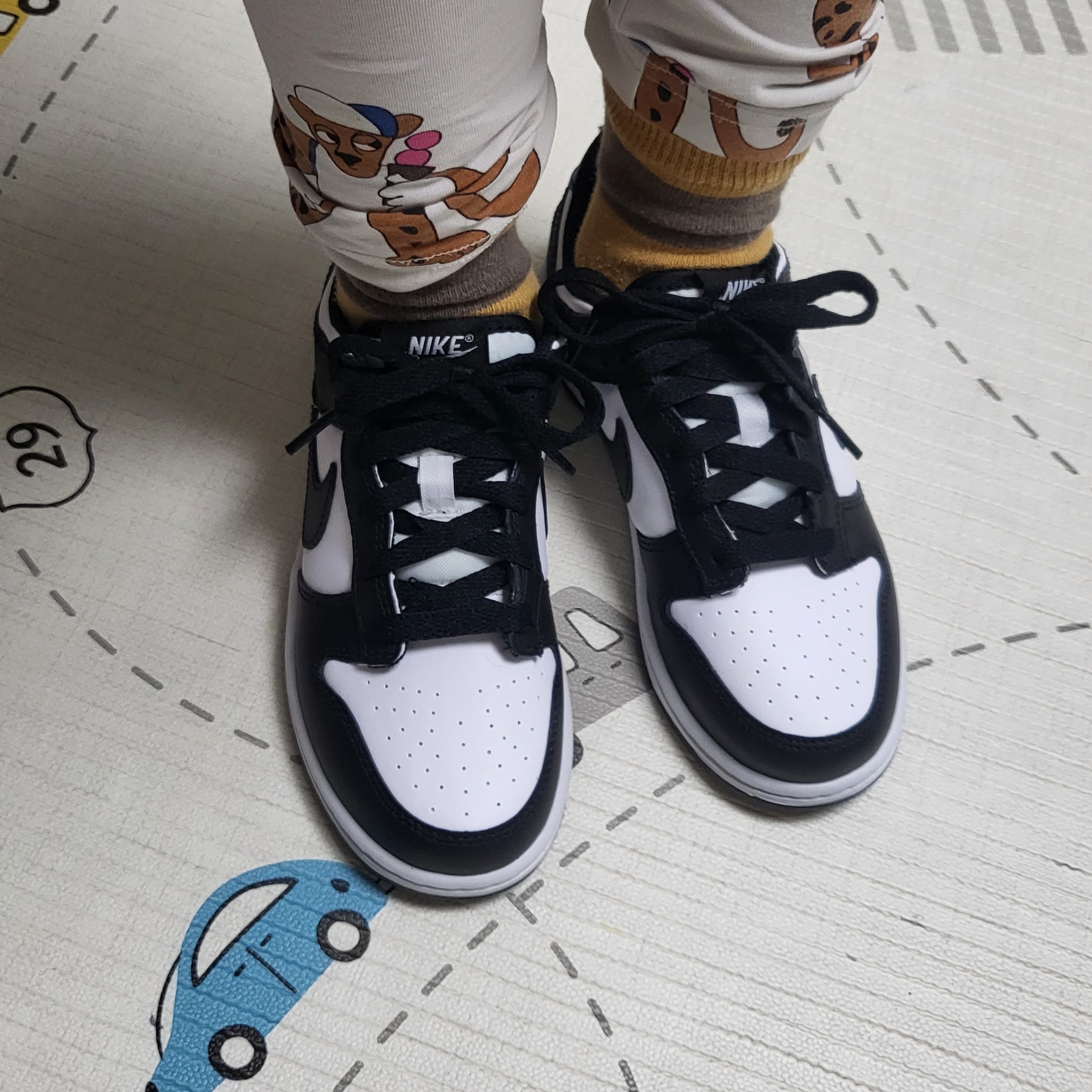 (PS) Nike Dunk Low Black 착용 스타일
