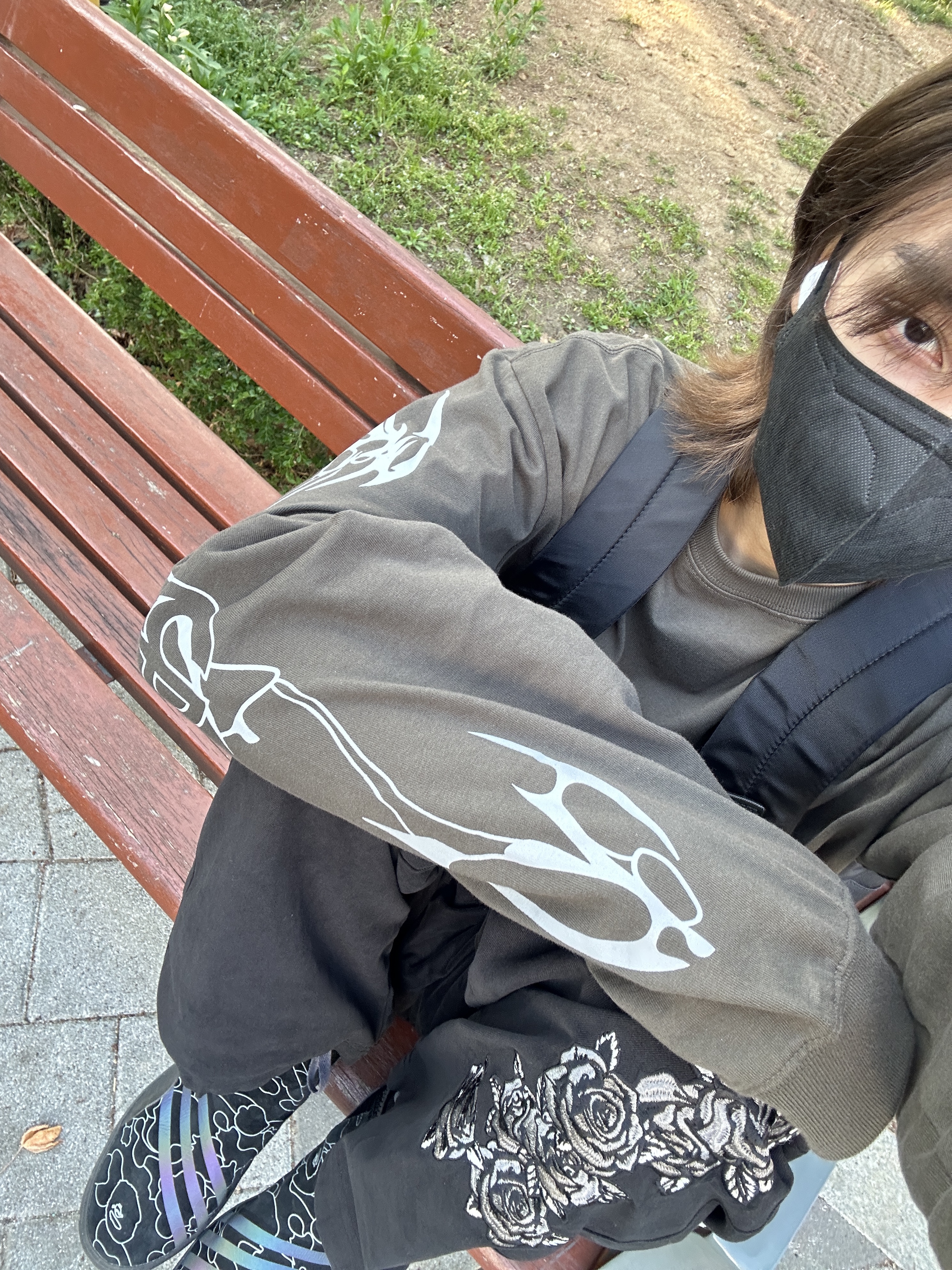 Adidas x BAPE 3ST.002 착용 스타일 - 1