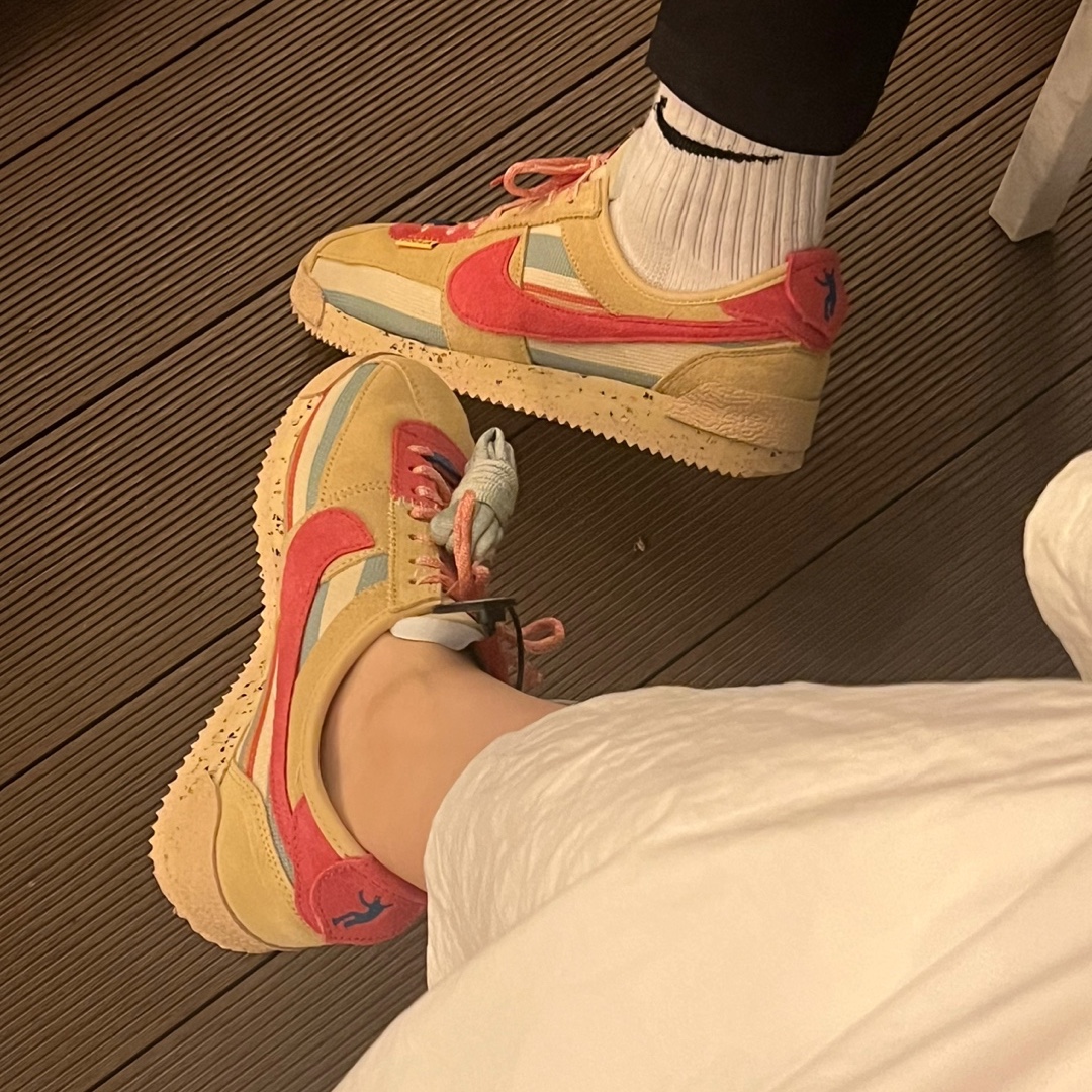 Nike x Union Cortez SP Sesame 착용 스타일