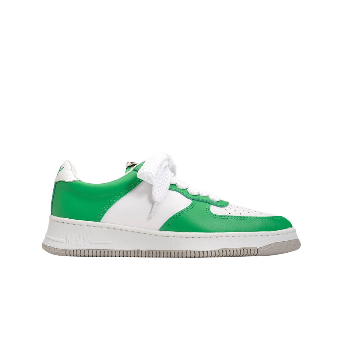(W) 메종 미하라 야스히로 로지 OG 솔 레더 로우탑 스니커즈 그린((W) Maison Mihara Yasuhiro Rosy OG Sole Leather Low-top Sneakers Green) - 1