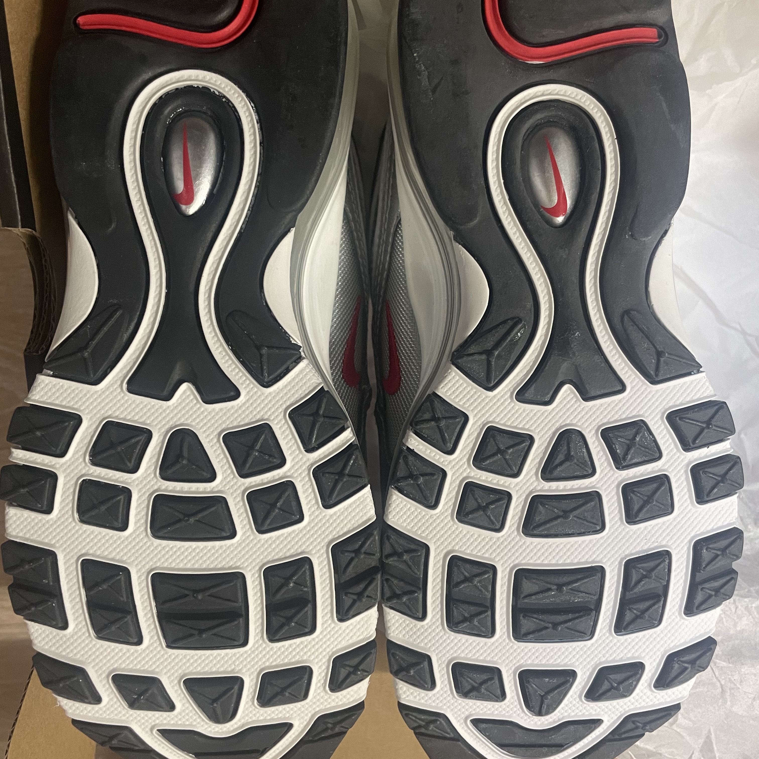 (W) Nike Air Max 97 OG Silver Bullet 2022 착용 스타일 - 2