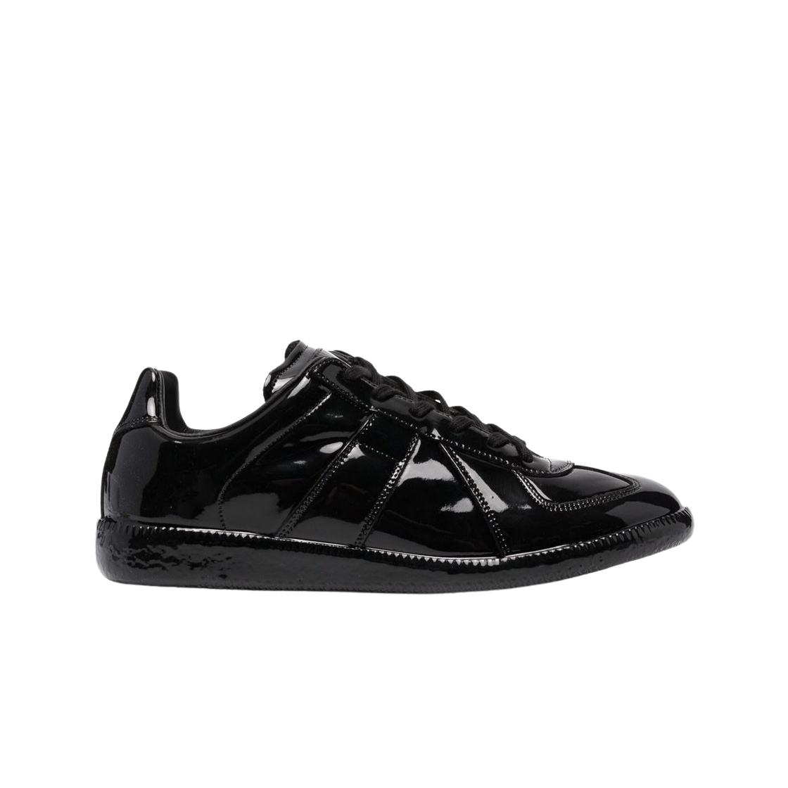 (W) 메종 마르지엘라 러버 코팅 레플리카 스니커즈 화이트((W) Maison Margiela Rubber Coating Replica Sneakers Black)