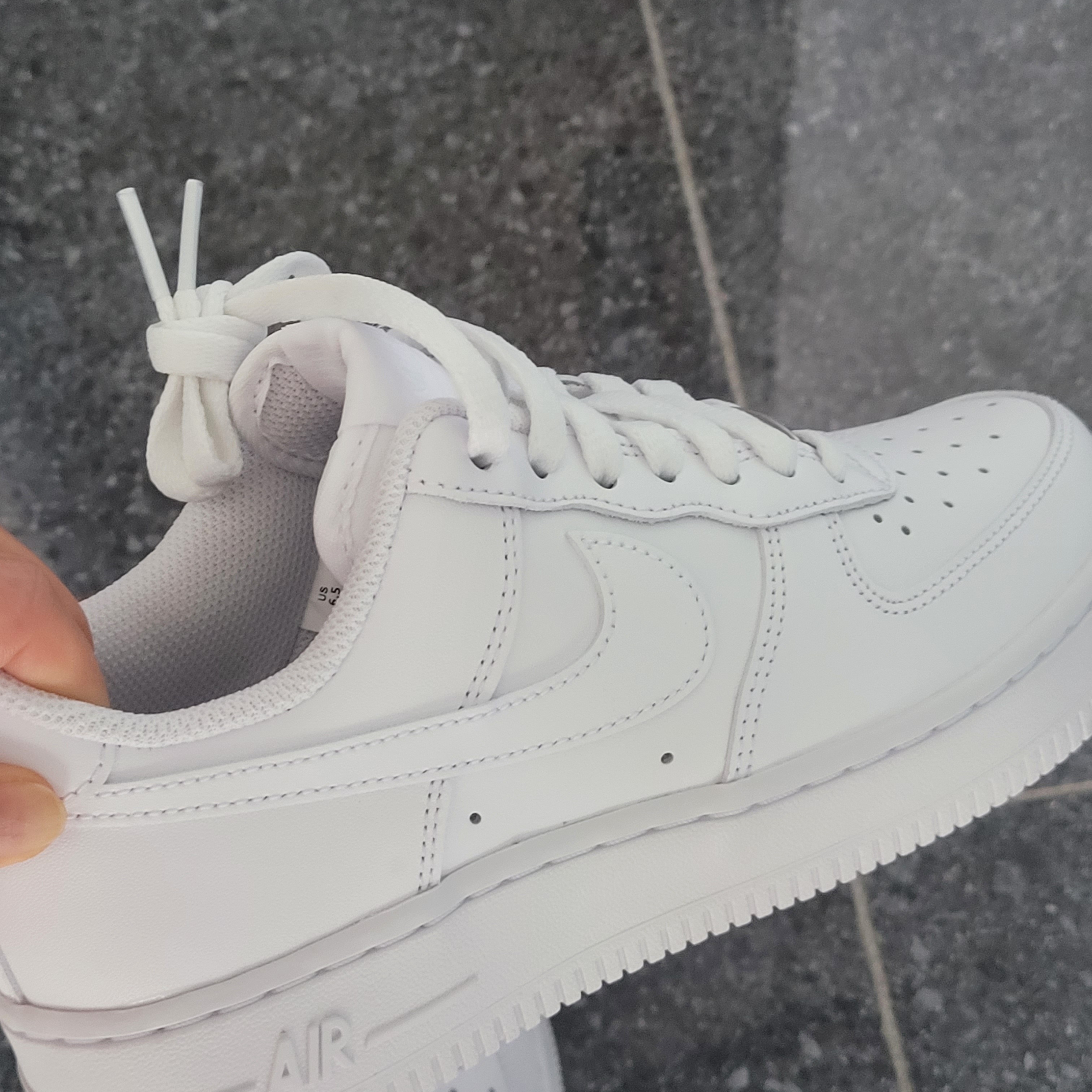 (W) Nike Air Force 1 '07 Low White 착용 스타일