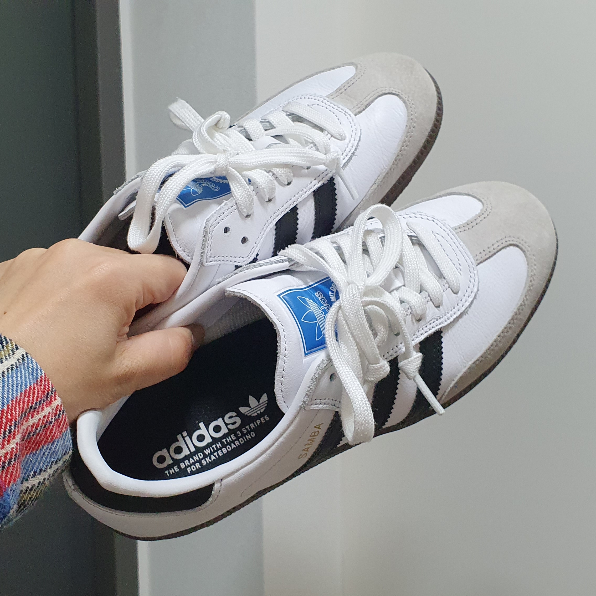 Adidas Samba ADV White 착용 스타일 - 1