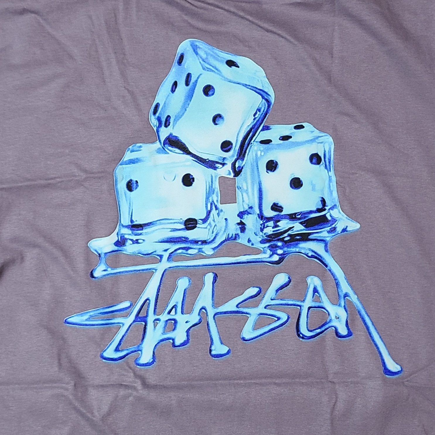 Stussy Melted T-Shirt Mauve 착용 스타일
