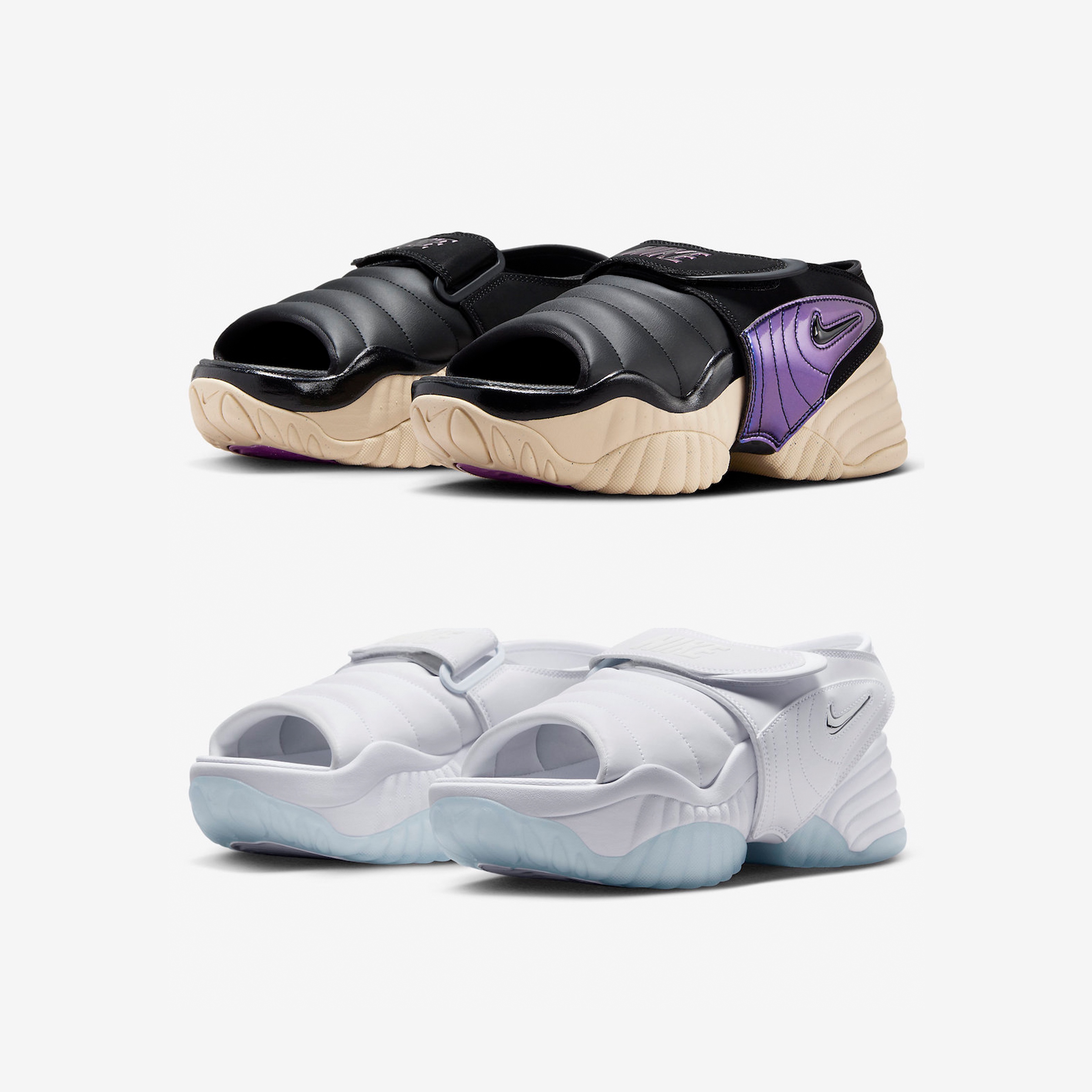 (W) Nike Adjust Force Sandal White 착용 스타일 - 3