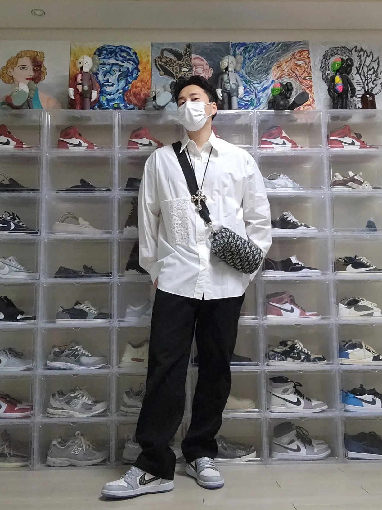 Jordan 1 x Dior Low OG 착용 스타일