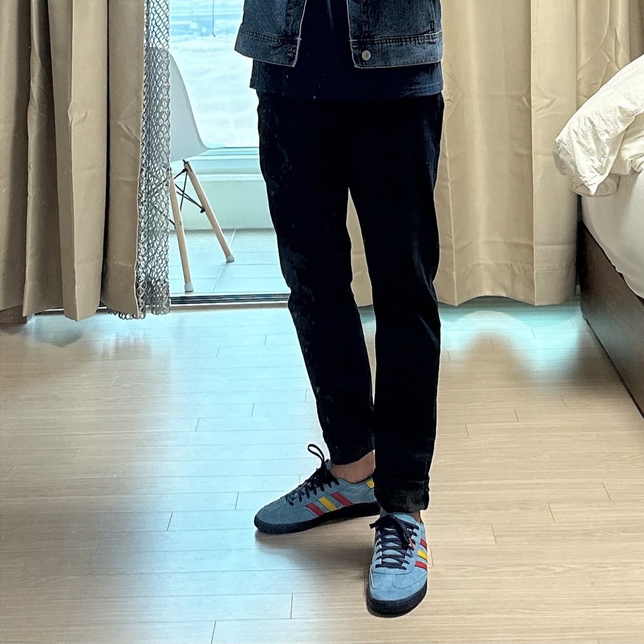 Adidas x END. Spezial Handball Blue 착용 스타일