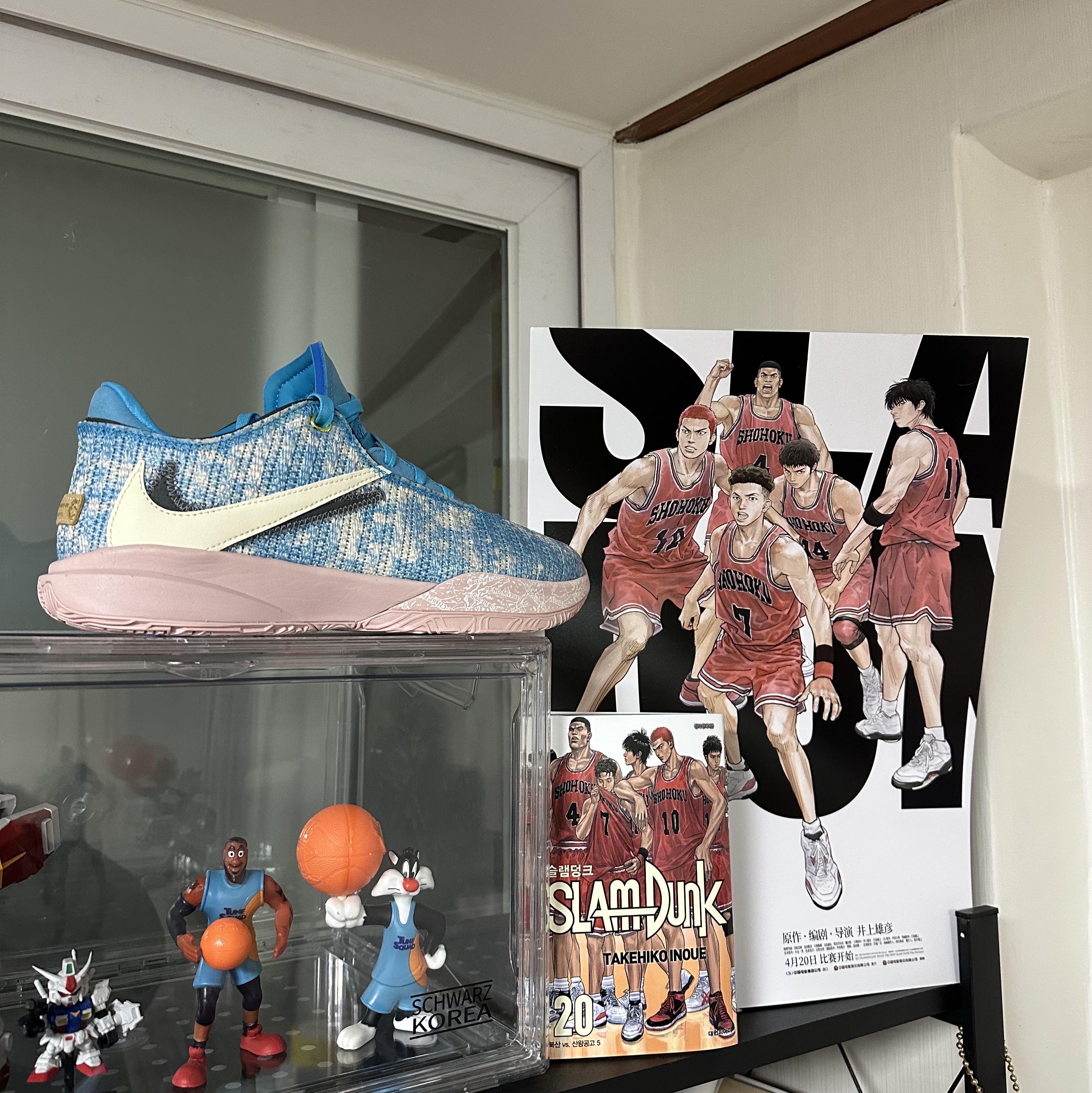 Nike LeBron XX ASW EP Blue Lightning Coconut Milk 착용 스타일
