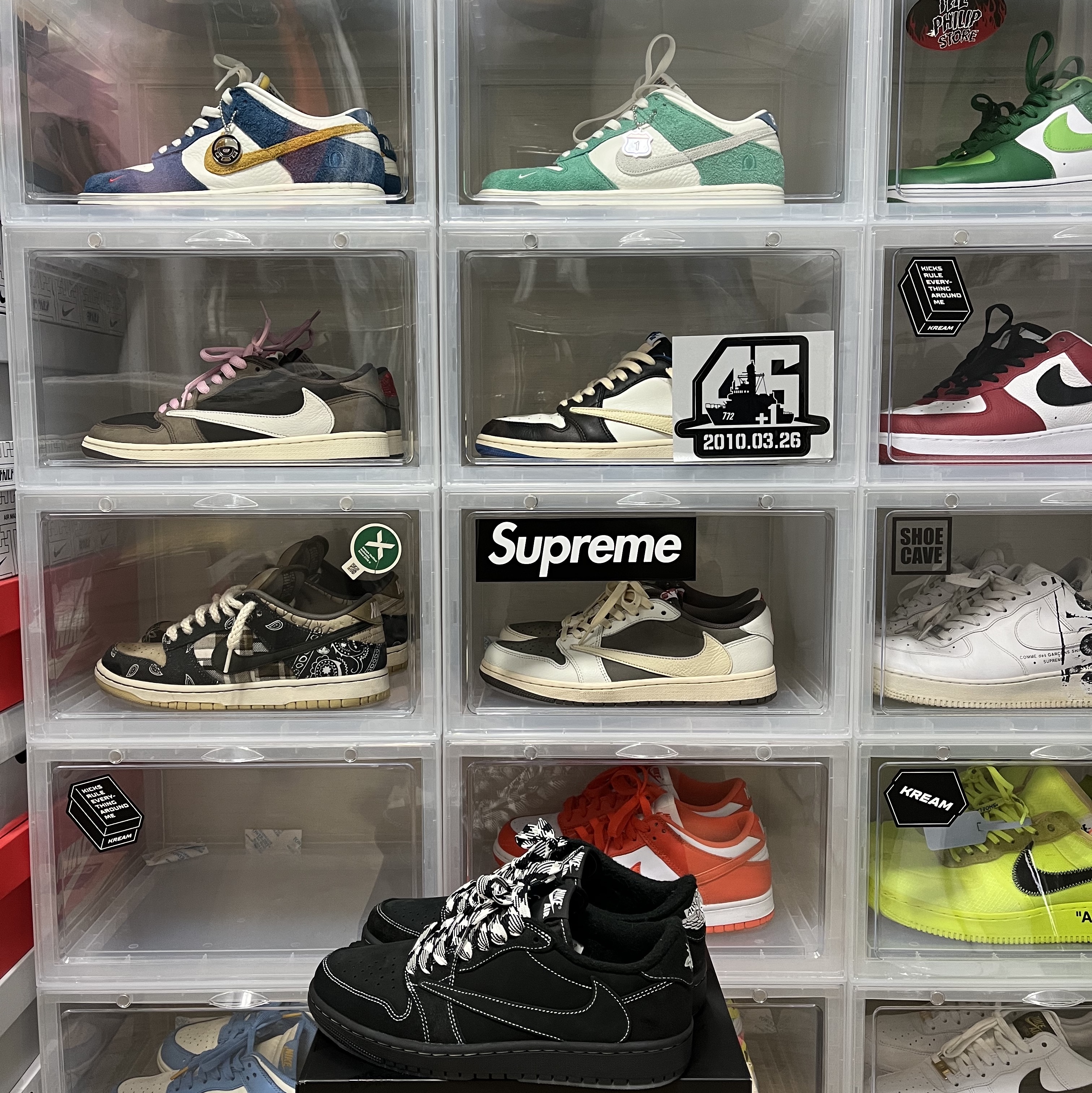 Jordan 1 x Travis Scott Retro Low OG SP Black Phantom 착용 스타일