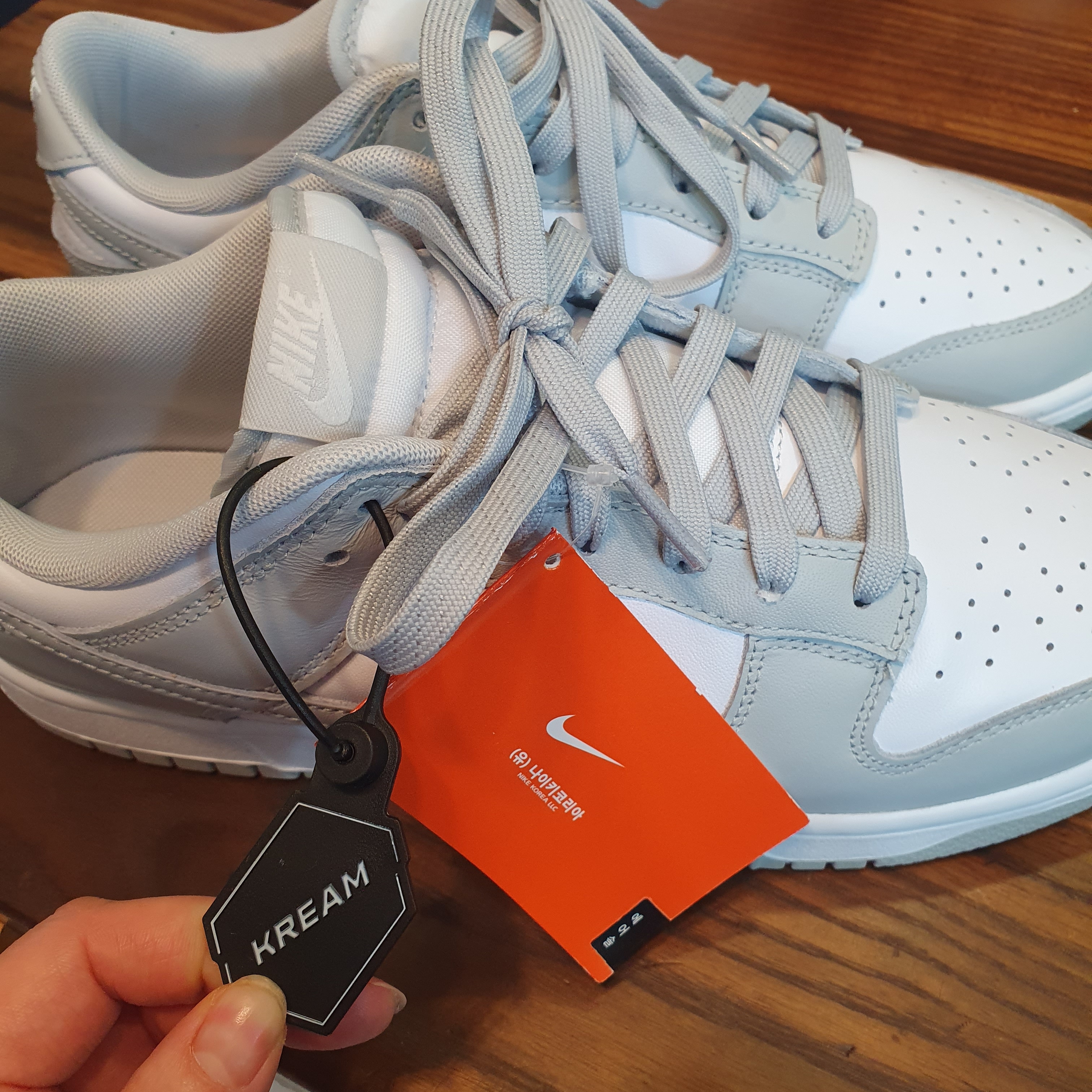 Nike Dunk Low Retro Grey Fog 착용 스타일 - 1