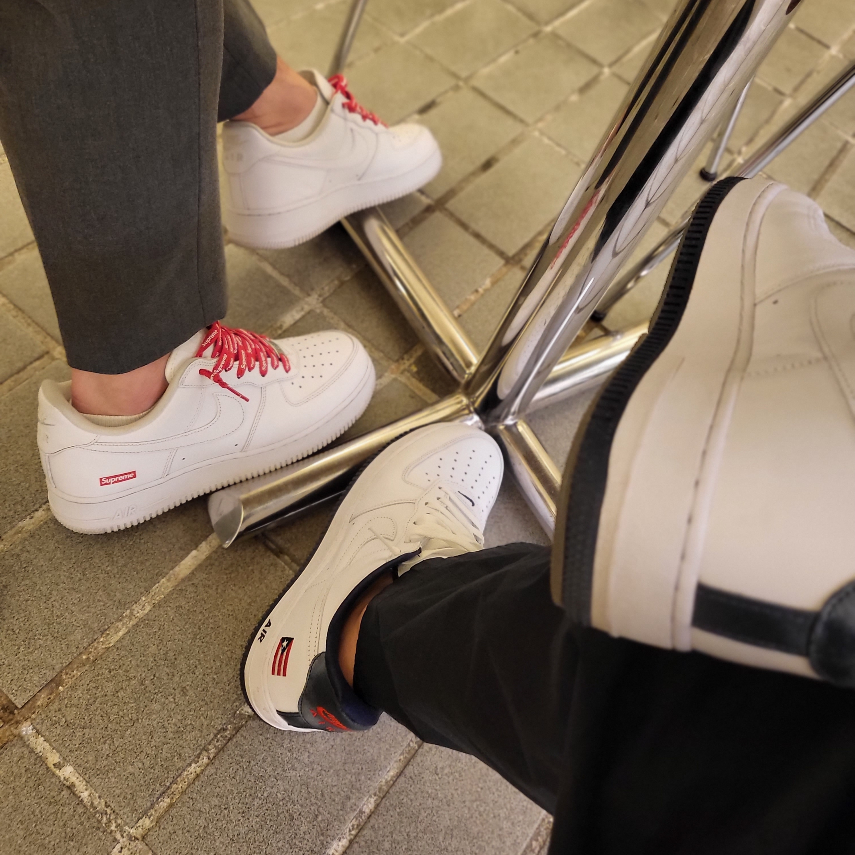Nike Air Force 1 Low Retro Puerto Rico 2020 착용 스타일 - 2