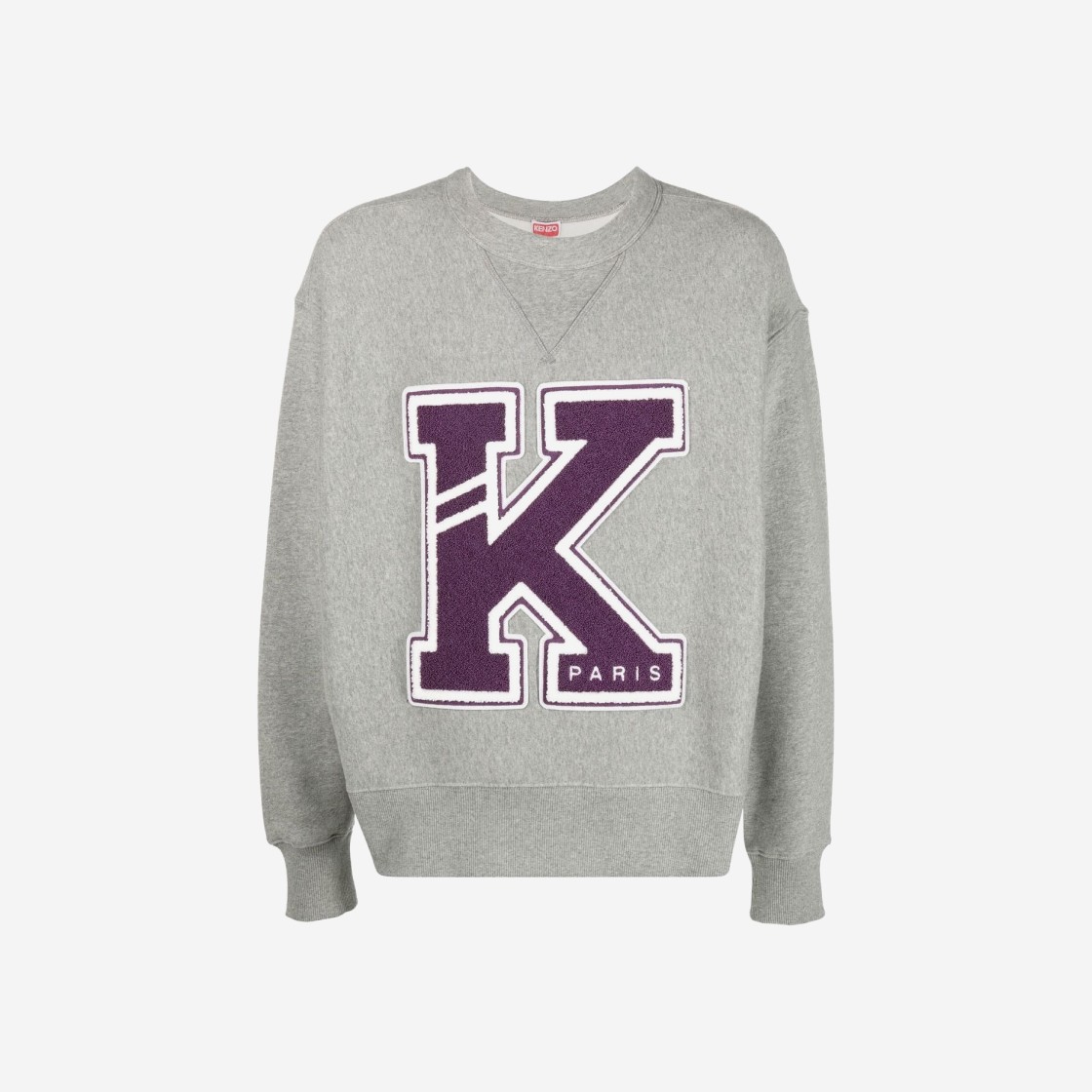 Kenzo Varsity Sweatshirt Pearl Grey 상세 이미지 1