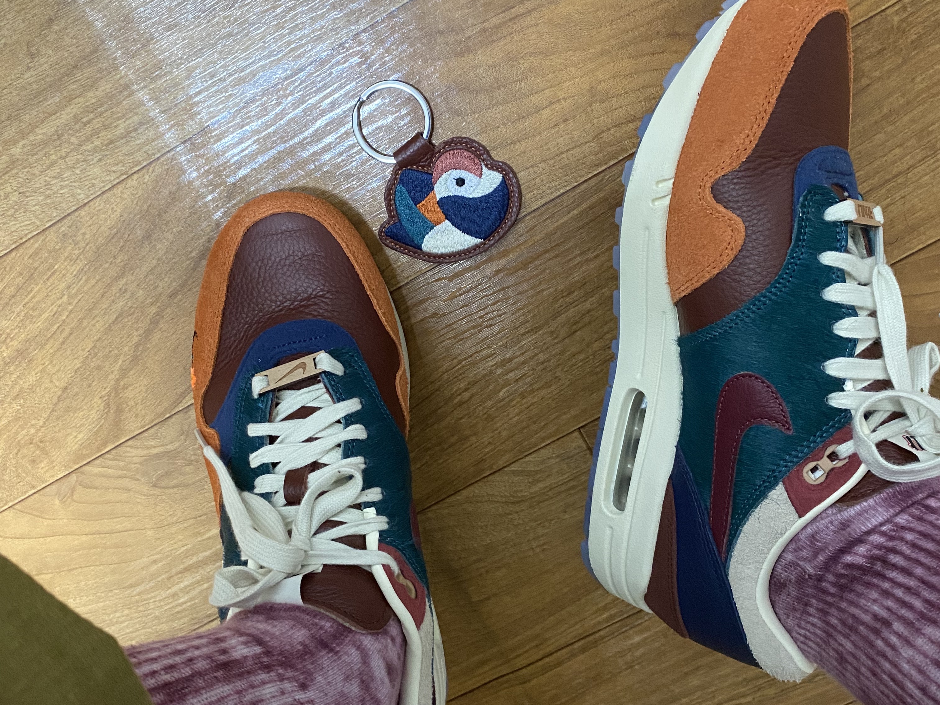Nike x Kasina Air Max 1 SP Won-Ang Orange 착용 스타일 - 2