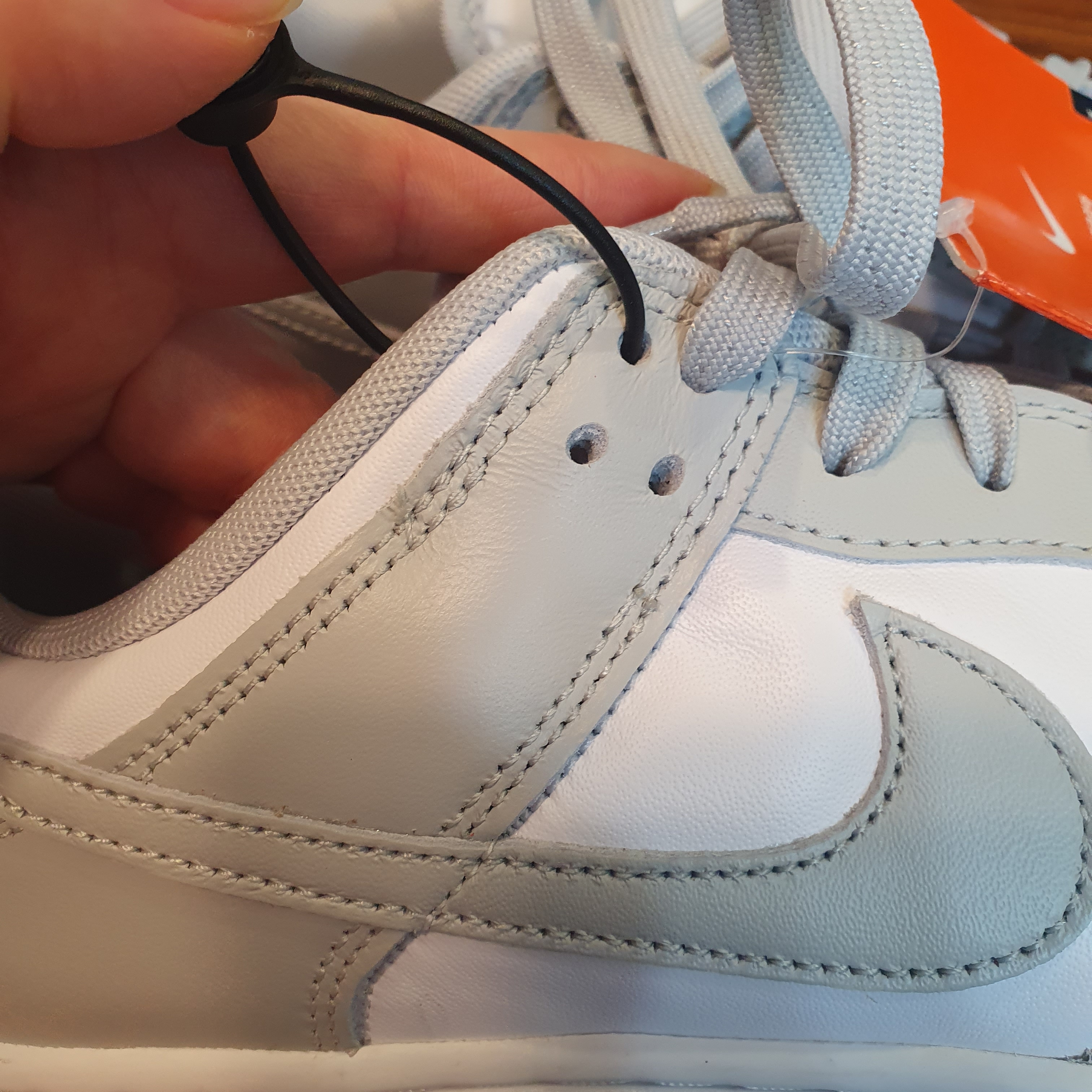Nike Dunk Low Retro Grey Fog 착용 스타일 - 3