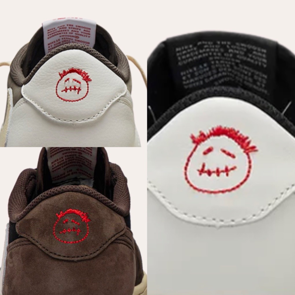 (W) Jordan 1 x Travis Scott Retro Low OG SP Medium Olive, Jordan 1 x Travis Scott Retro Low OG SP Sail and Ridgerock 착용 스타일