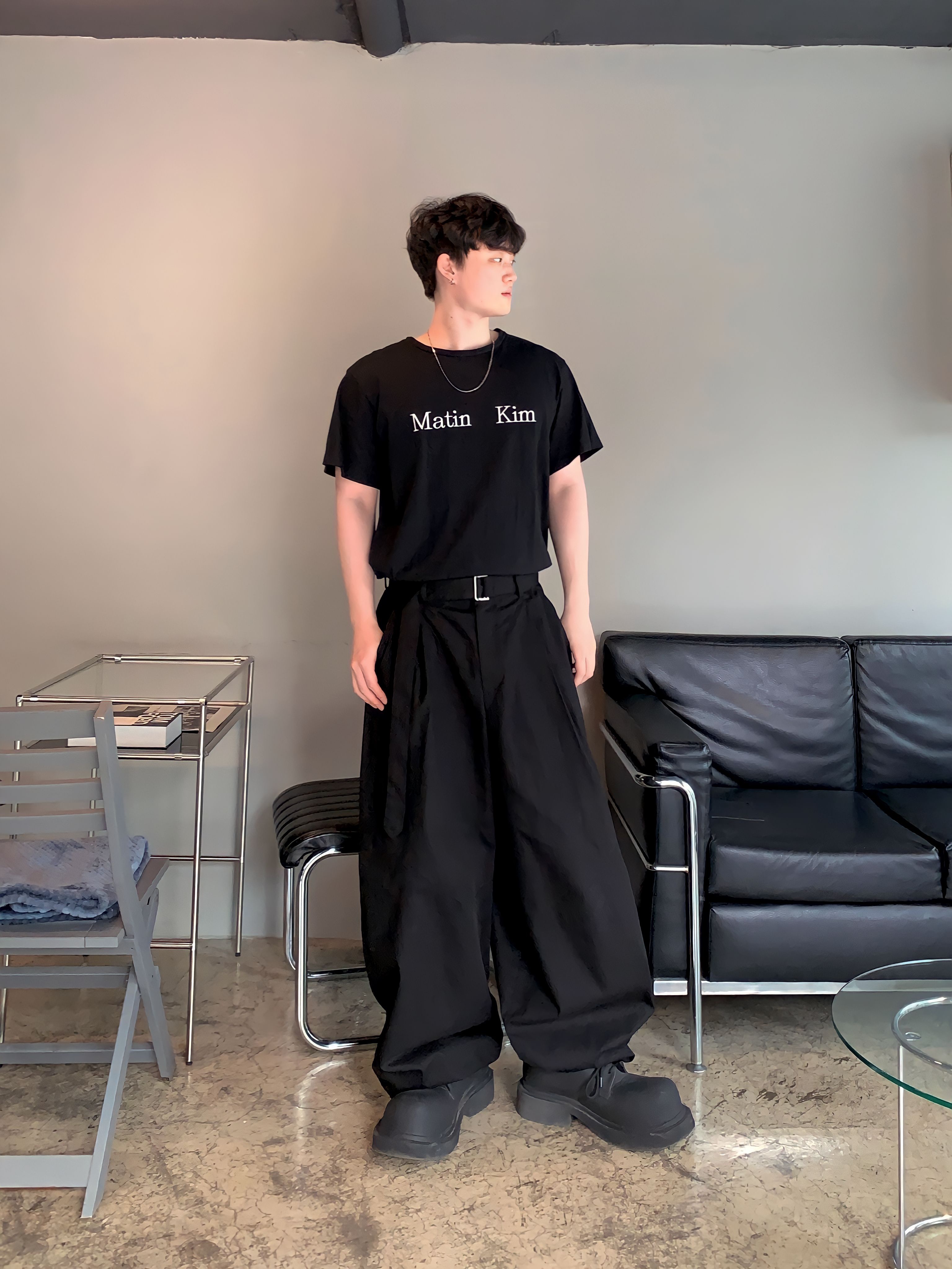 Balenciaga Steroid Derby Black 착용 스타일 - 2