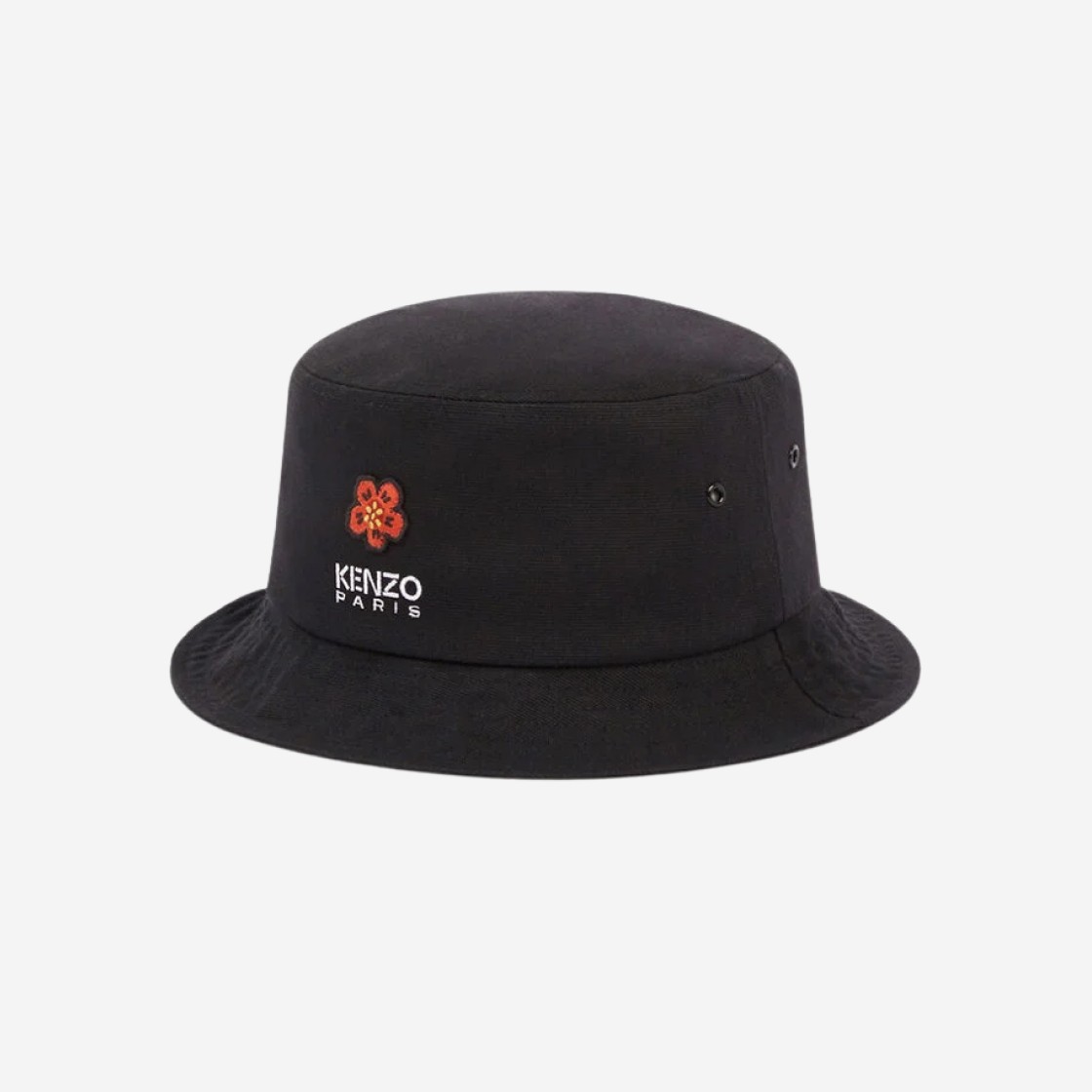 Kenzo Boke Flower Crest Bucket Hat Black 상세 이미지 1